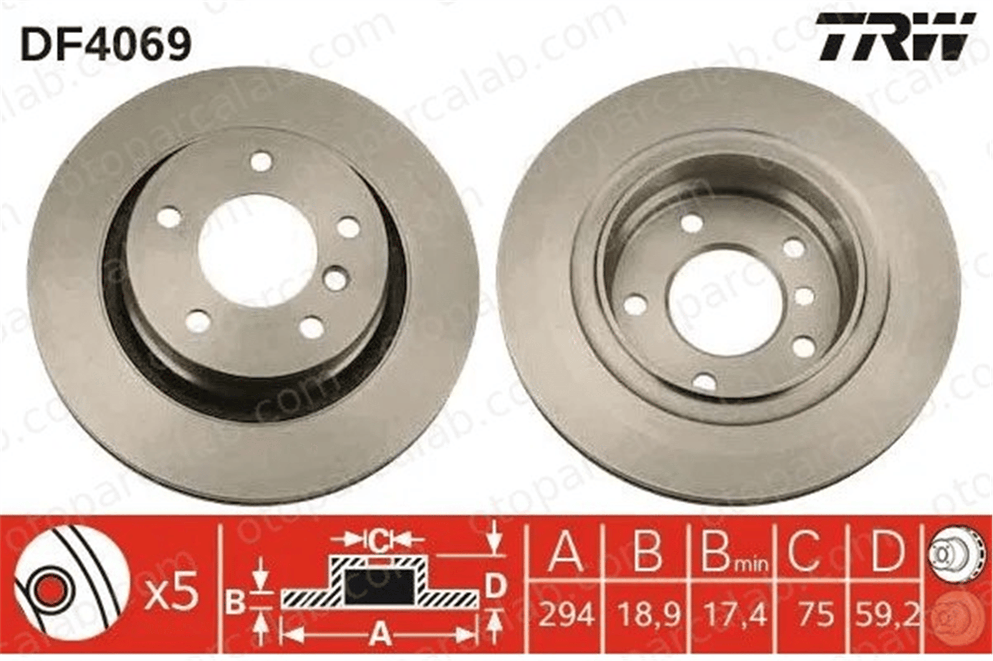 BSG 15-210-026 Fren Disk Ayna Arka Sağ ve Sol BMW 3 3 Touring 34216864056 34211165563