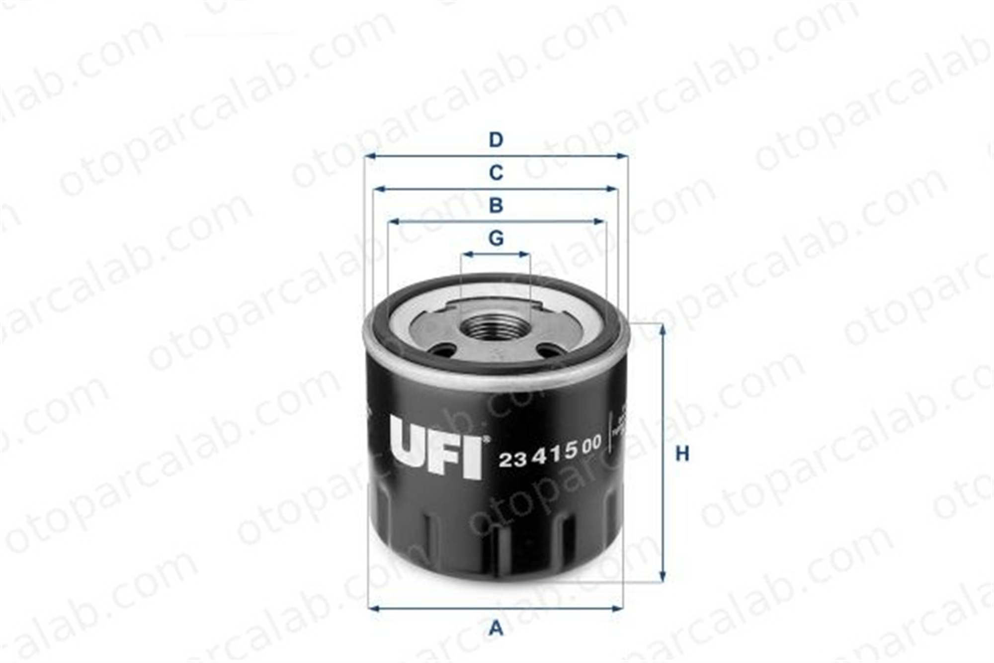BSG 25-140-007 Yağ Filtresi ALFA ROMEO 156 156 Sportwagon 71736159 46808398
