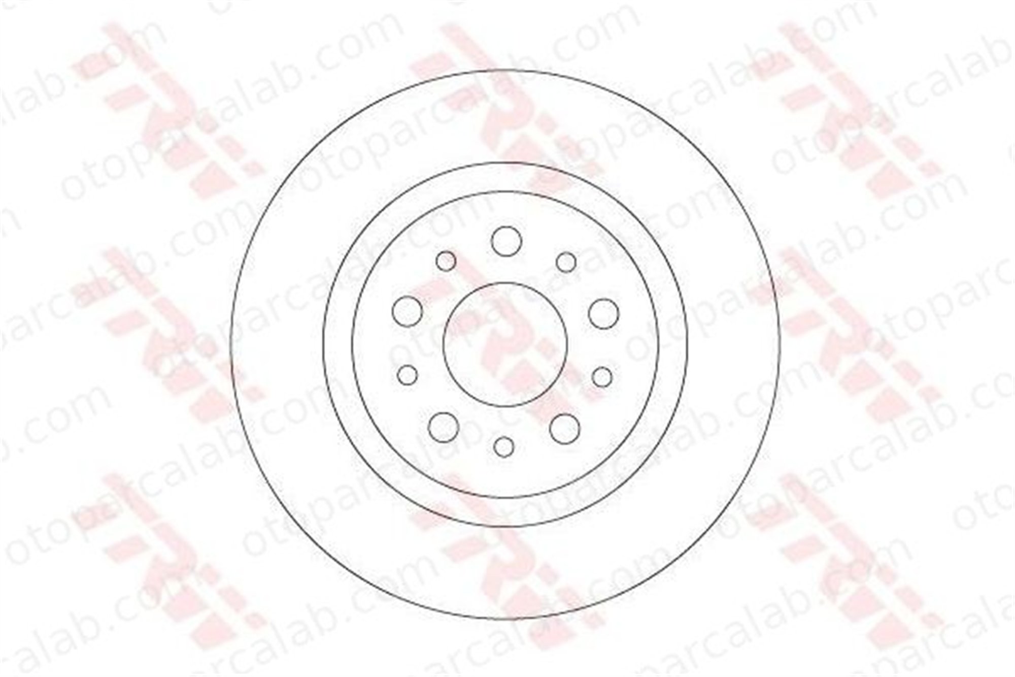 BSG 25-210-013 Fren Disk Ayna Arka Sağ ve Sol FIAT TIPO Hatchback TIPO Station wagon 52026319 51914664