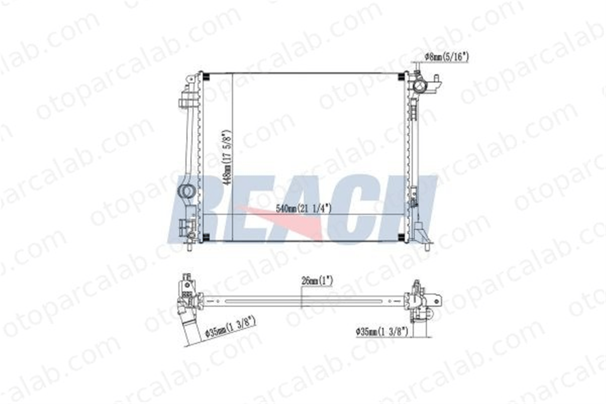BSG 25-520-051 Su Radyatörü RENAULT MEGANE IV Hatchback MEGANE IV Grandtour 214108175R 214109798R