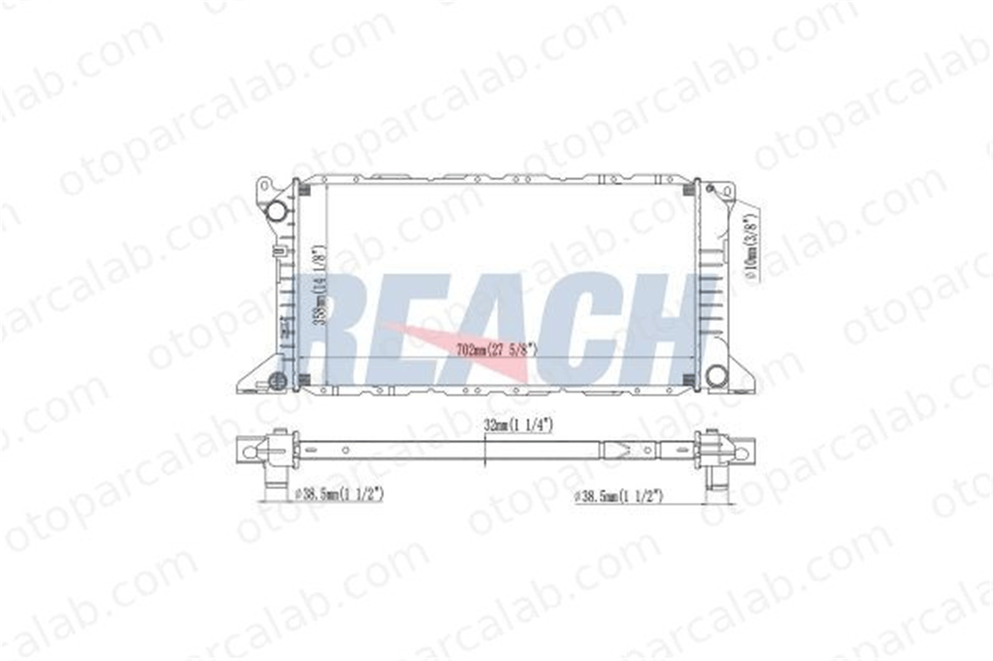 BSG 30-520-037 Su Radyatörü FORD KA 94VB8005DB 12117