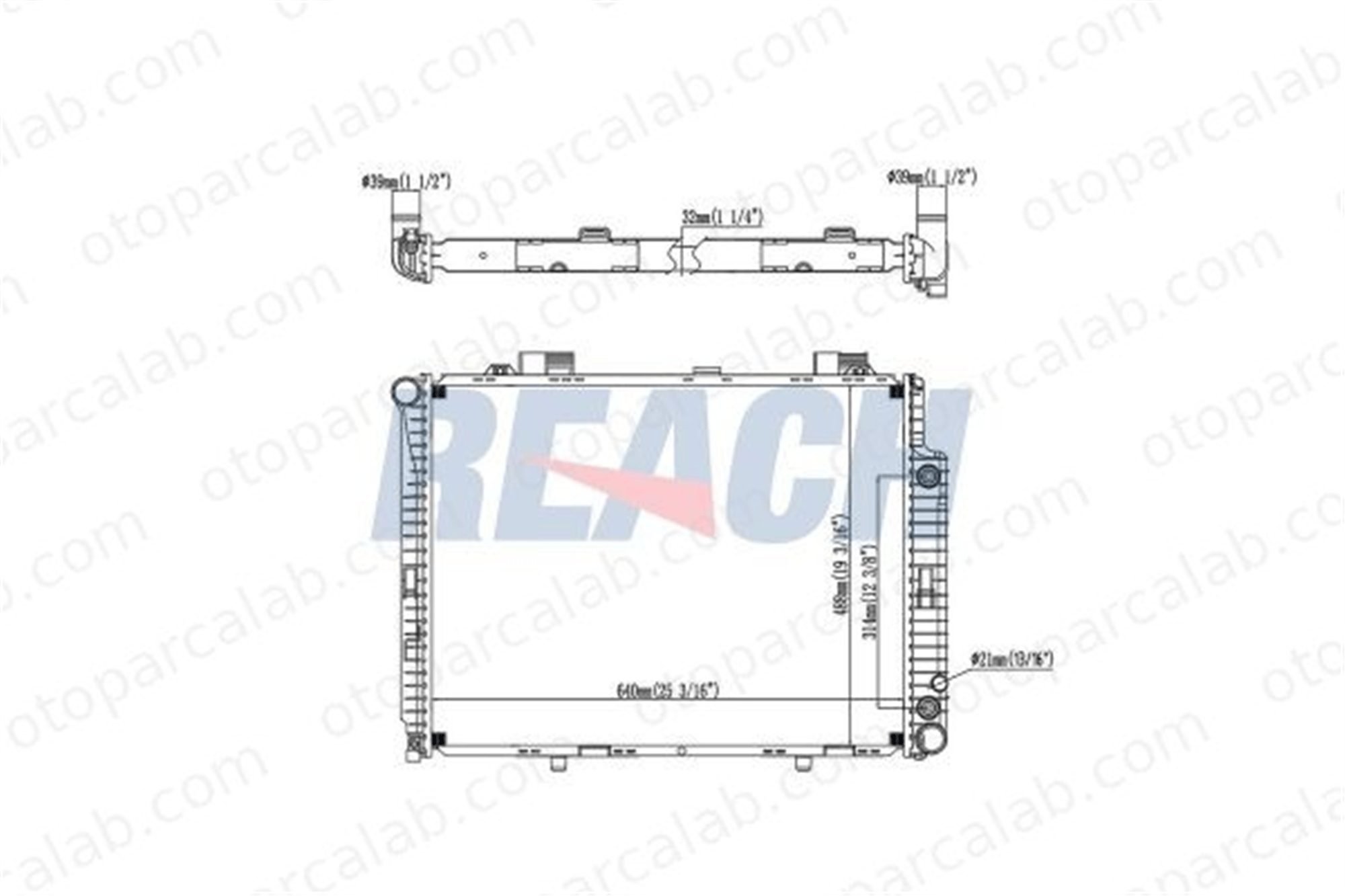 BSG 35-520-037 Su Radyatörü MERCEDES-BENZ E-SERISI E-SERISI T-Model A2105006203 2015004503