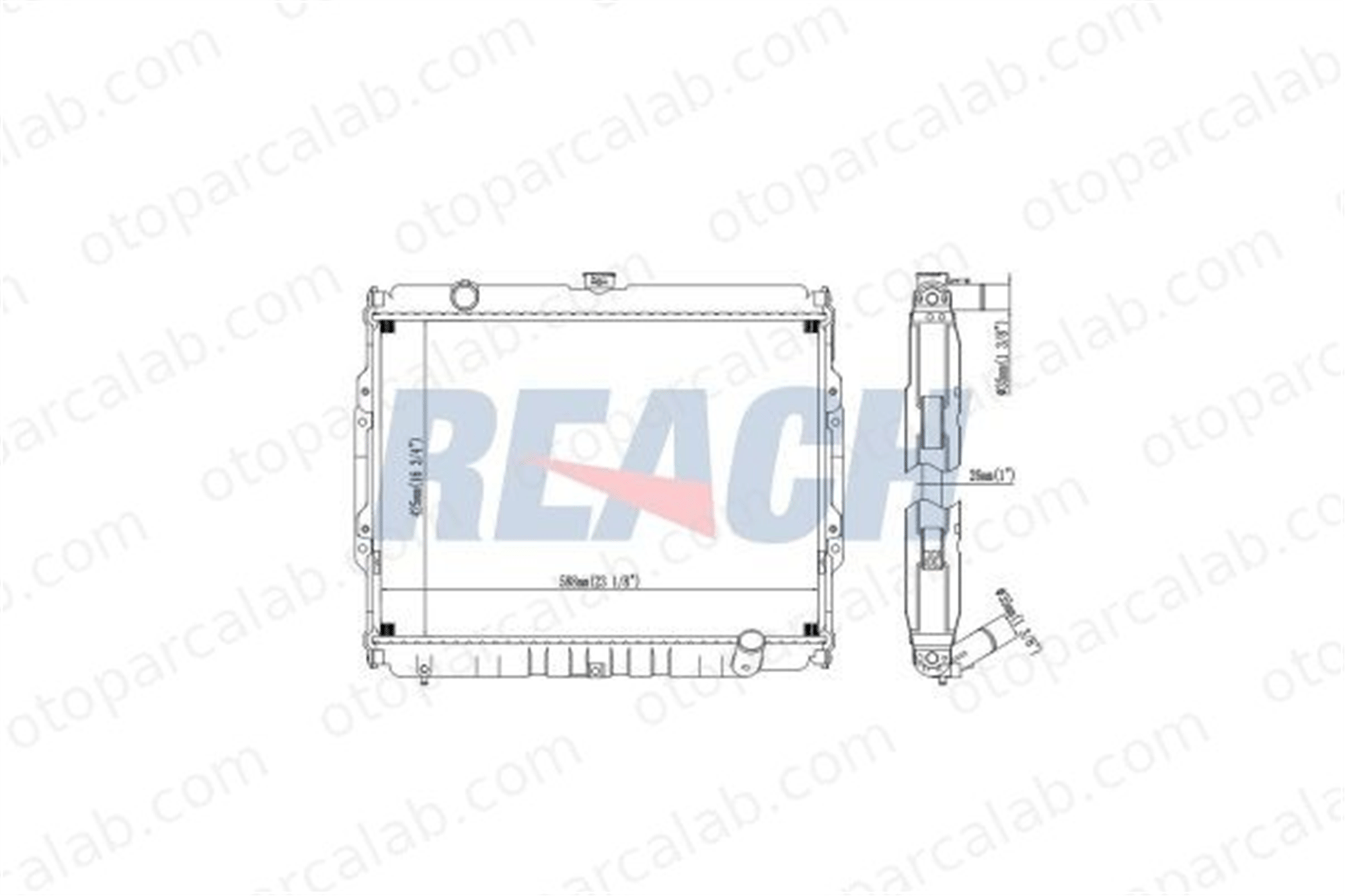 BSG 40-520-062 Su Radyatörü HYUNDAI GALLOPER II GALLOPER I 8T168005BB5228316 HR171401