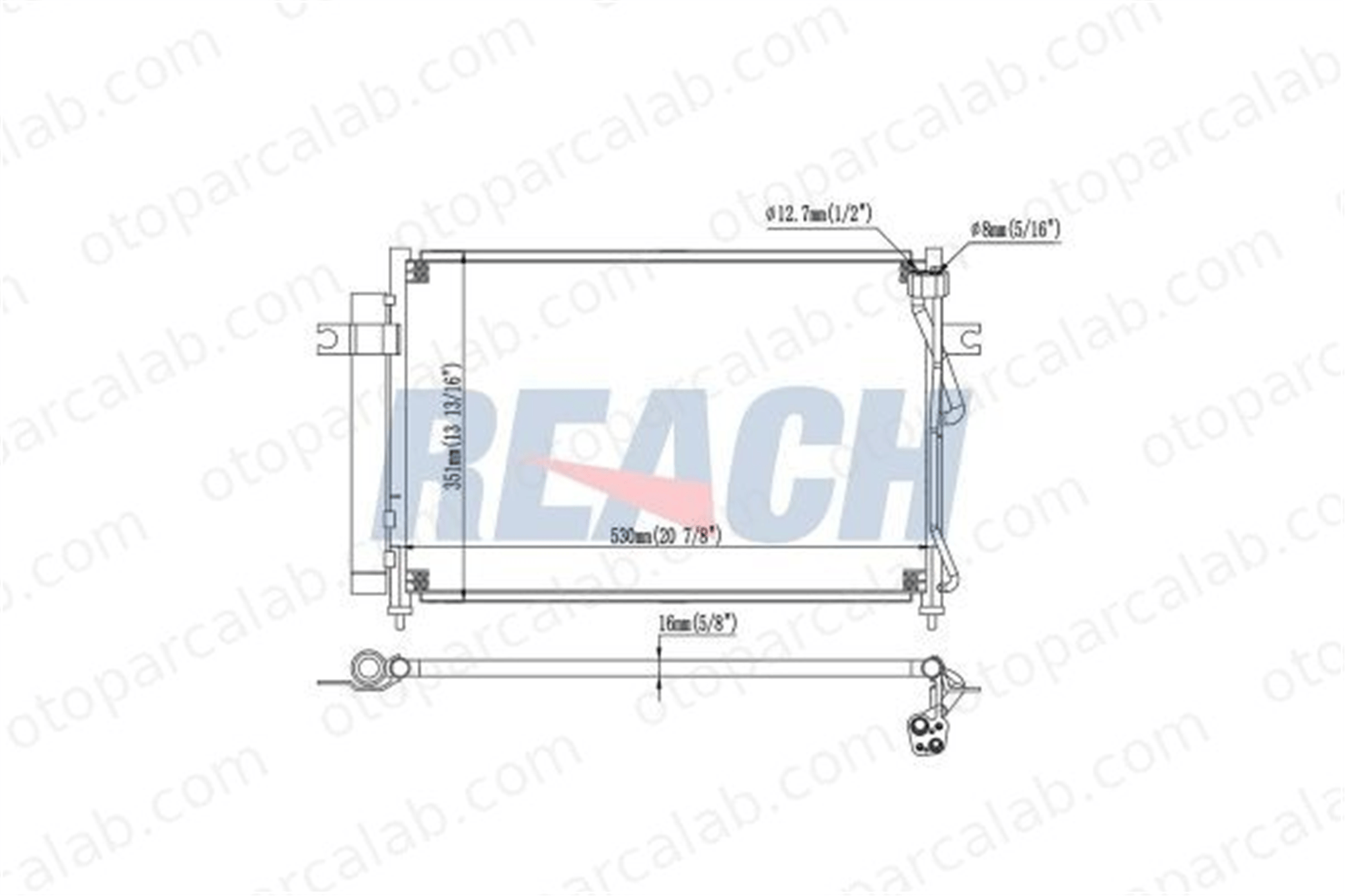 BSG 40-525-036 Klima Radyatörü HYUNDAI GETZ 976061C300