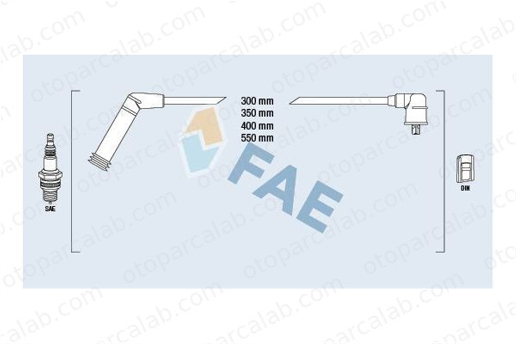 BSG 40-839-003 Buji Kablosu HYUNDAI ACCENT I ACCENT Sedan 2750122B10 2750102D00