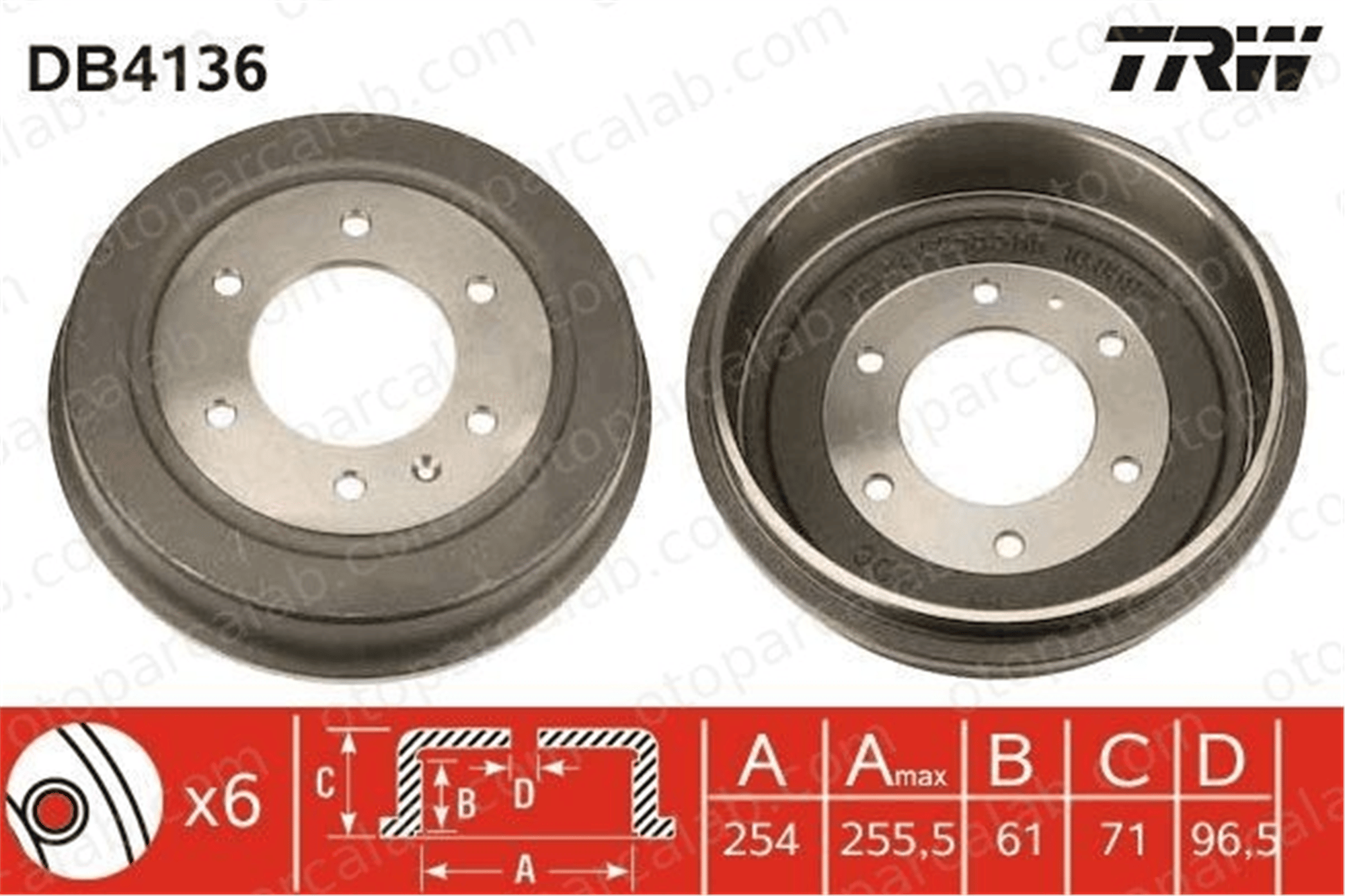 BSG 41-225-004 Kampana Arka Sağ veya Sol OPEL CAMPO ISUZU MIDI Panelvan/Van 94226829 568062