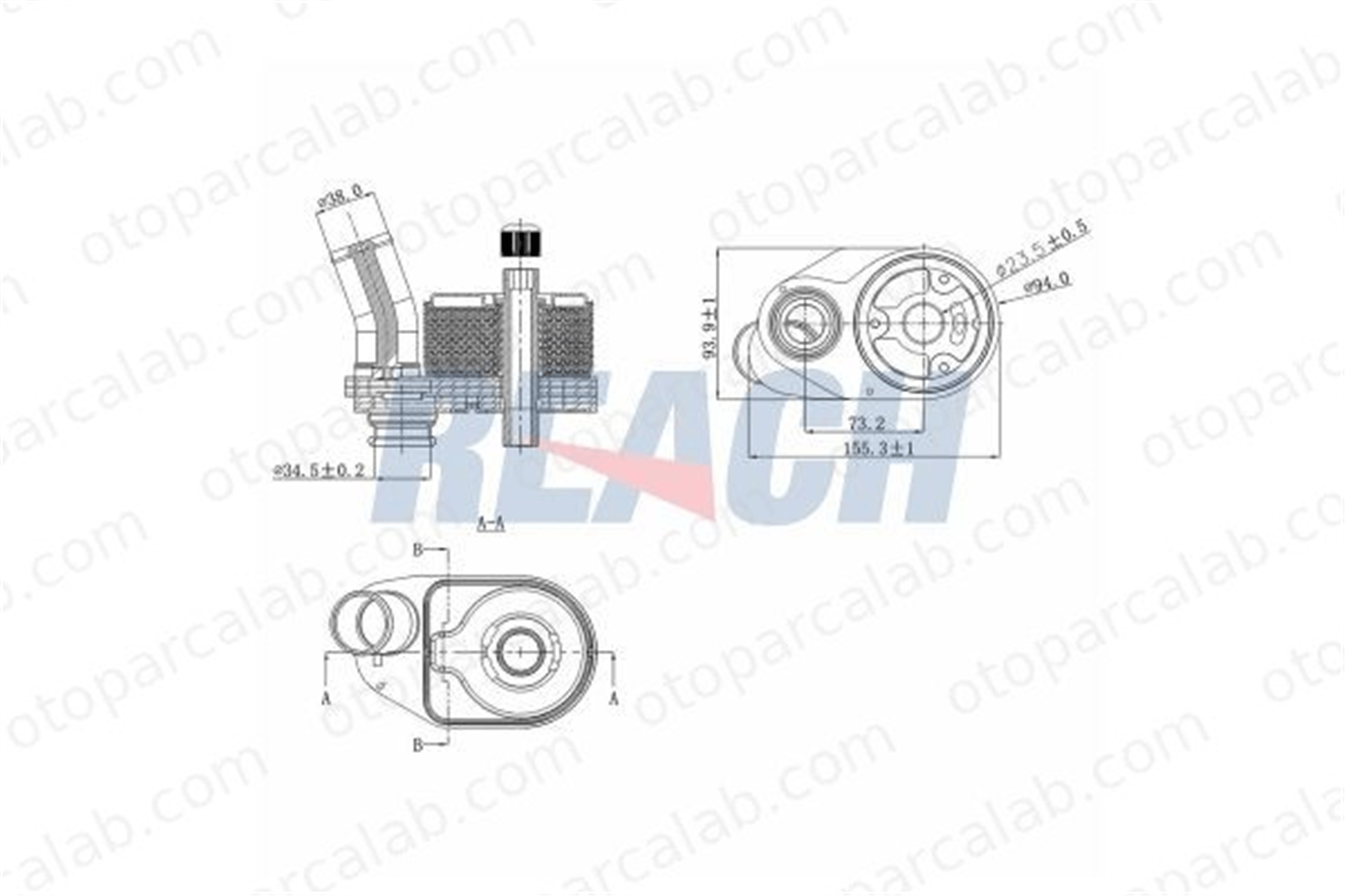 BSG 42-506-001 Motor Yağ Soğutucu IVECO DAILY IV Panelvan/Van DAILY IV Platform şasi 504375360 5801548657