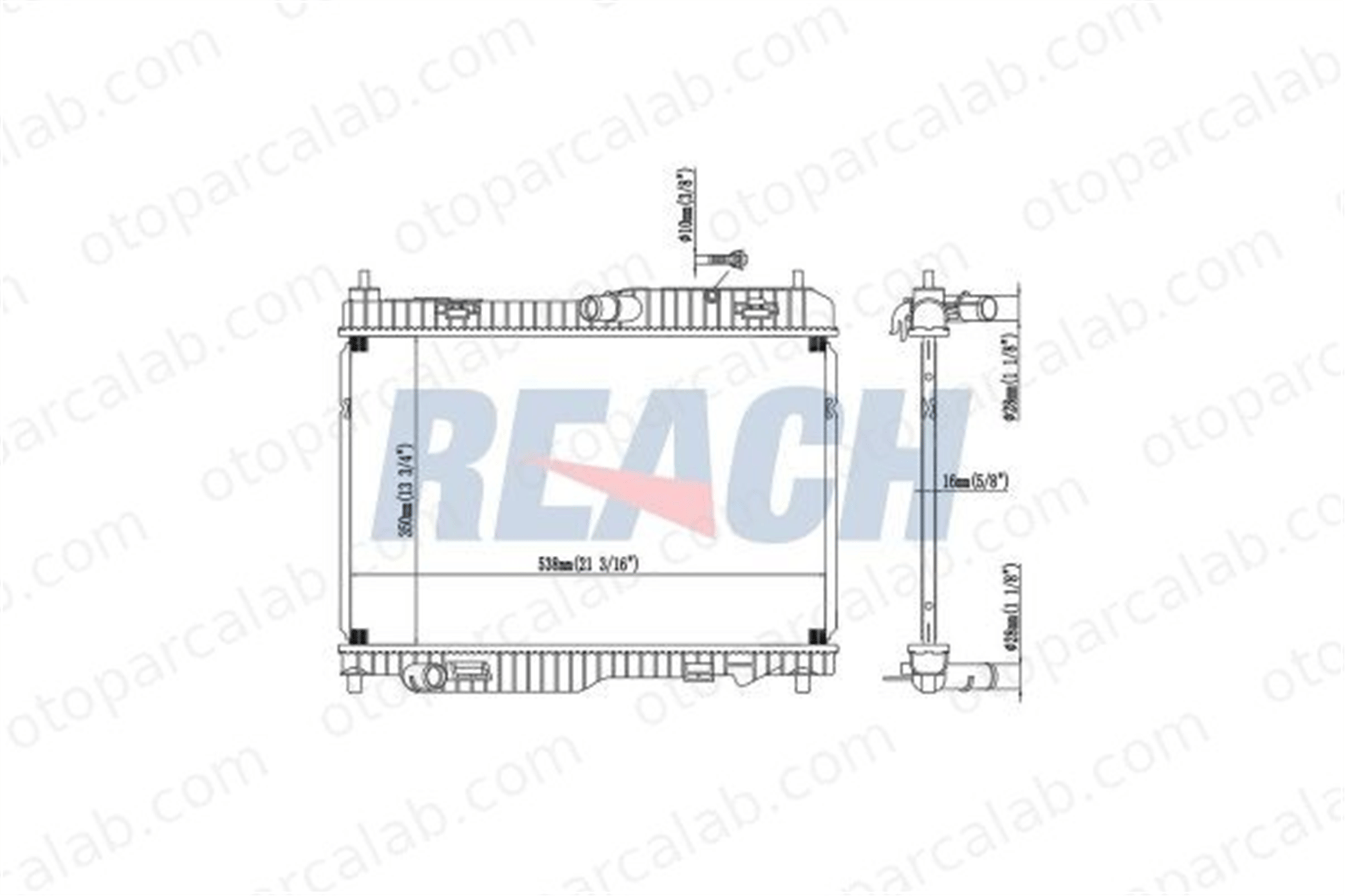 BSG 63-520-036 Su Radyatörü FORD FIESTA VI FIESTA VI Van 8V518005DG 8V518005DF