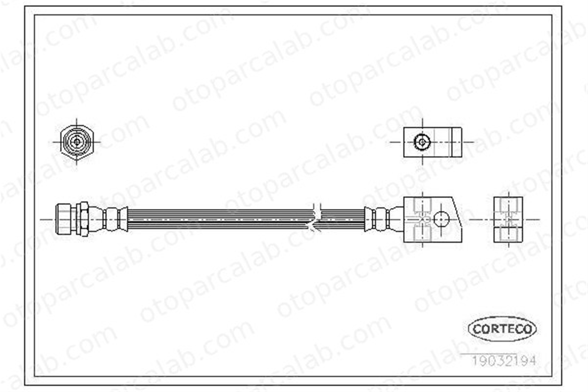 BSG 65-730-026 Fren Hortumu Arka Sağ veya Sol OPEL FRONTERA A FRONTERA A Sport 562307 91142436