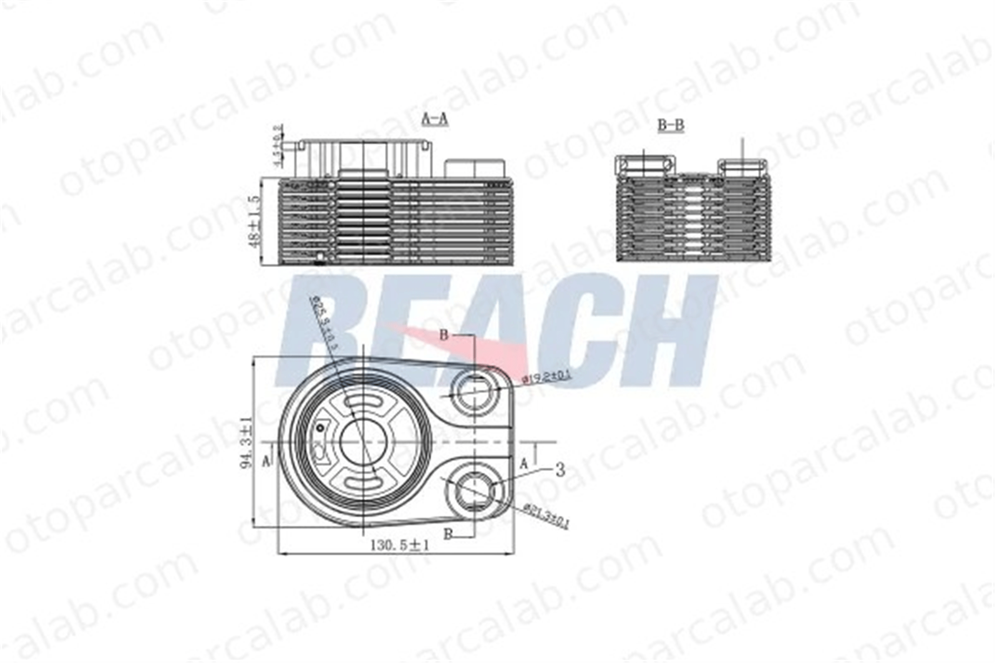 BSG 75-506-004 Motor Yağ Soğutucu DACIA DUSTER RENAULT KANGOO Express 213059324R 1660084A00