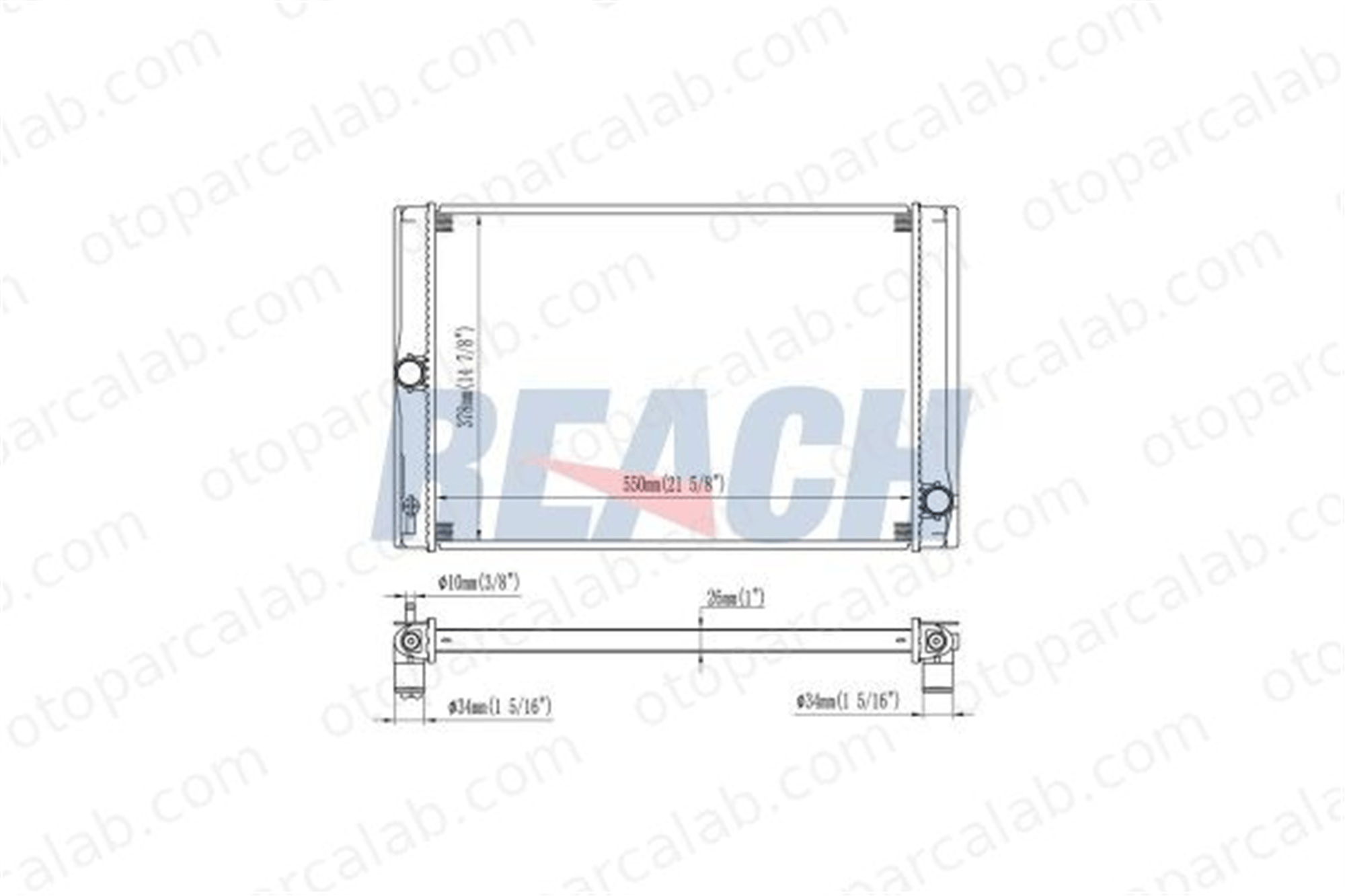BSG 75-520-026 Su Radyatörü TOYOTA AURIS COROLLA Sedan 164000N060