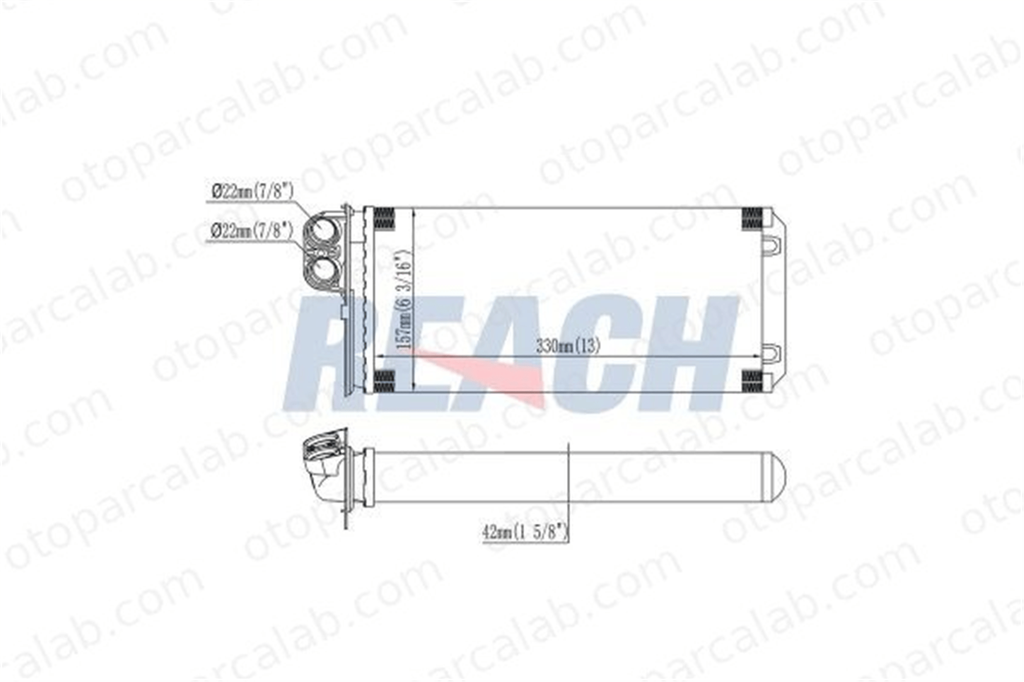 BSG 75-530-016 Kalorifer Radyatörü RENAULT TRUCKS MASCOTT Panelvan/Van RENAULT MASTER II Minibüs/Otobüs 7701205584 2711500QAC
