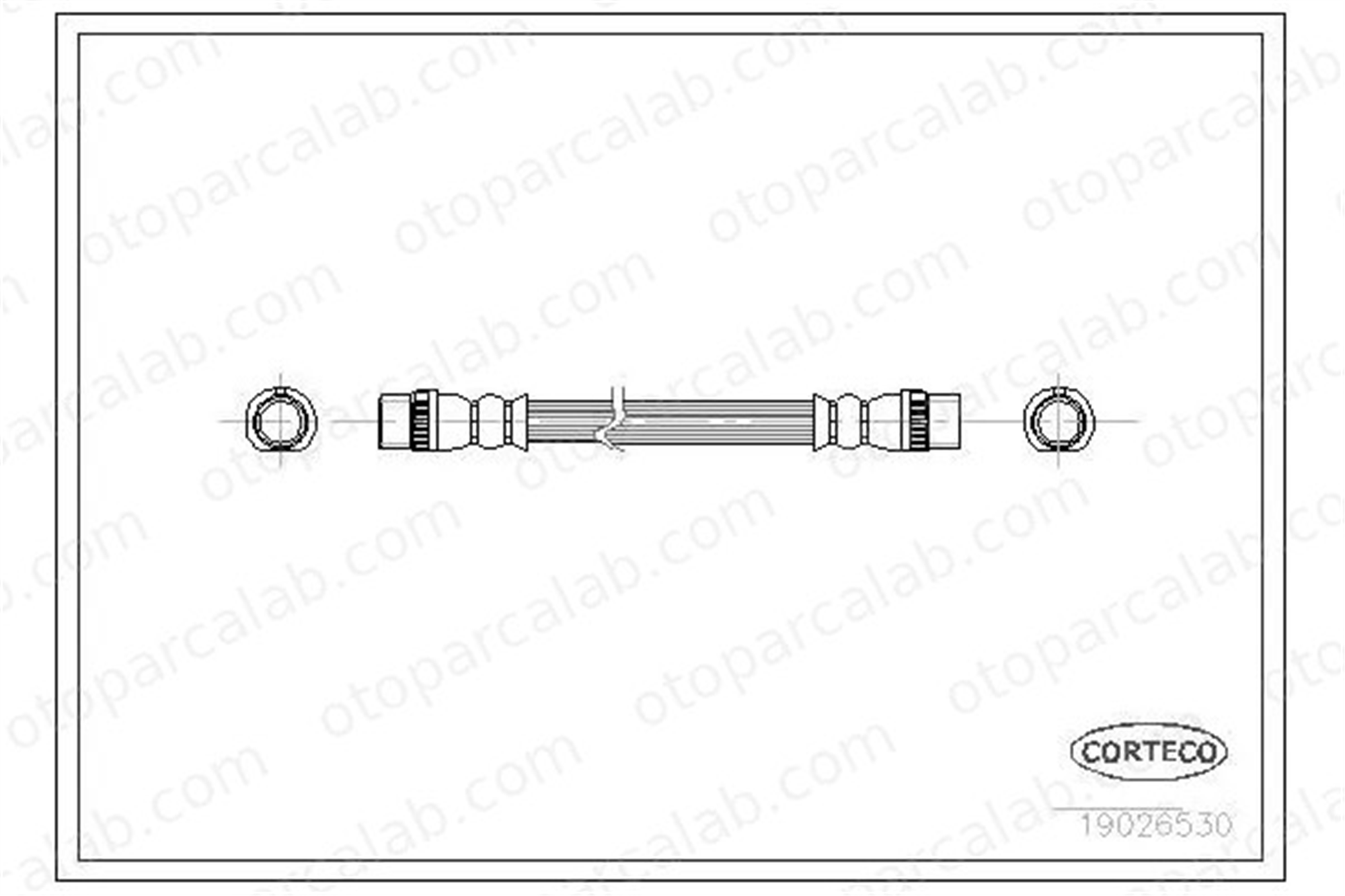 BSG 75-730-041 Fren Hortumu Arka Sağ veya Sol RENAULT CLIO II TWINGO II 7700416273