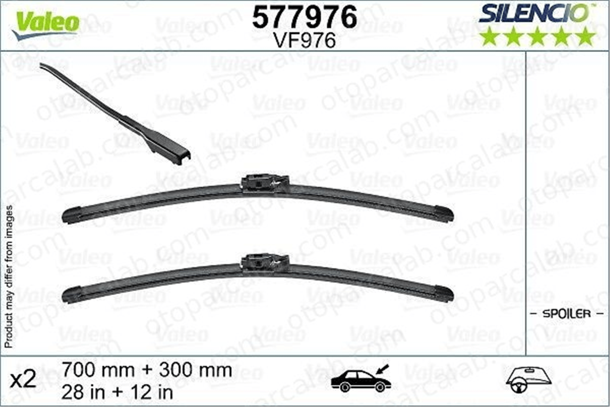 BSG 75-992-002 Silecek Süpürgesi Ön 700/300 mm - 28/12 inç RENAULT CLIO V 288908334R 288901480R