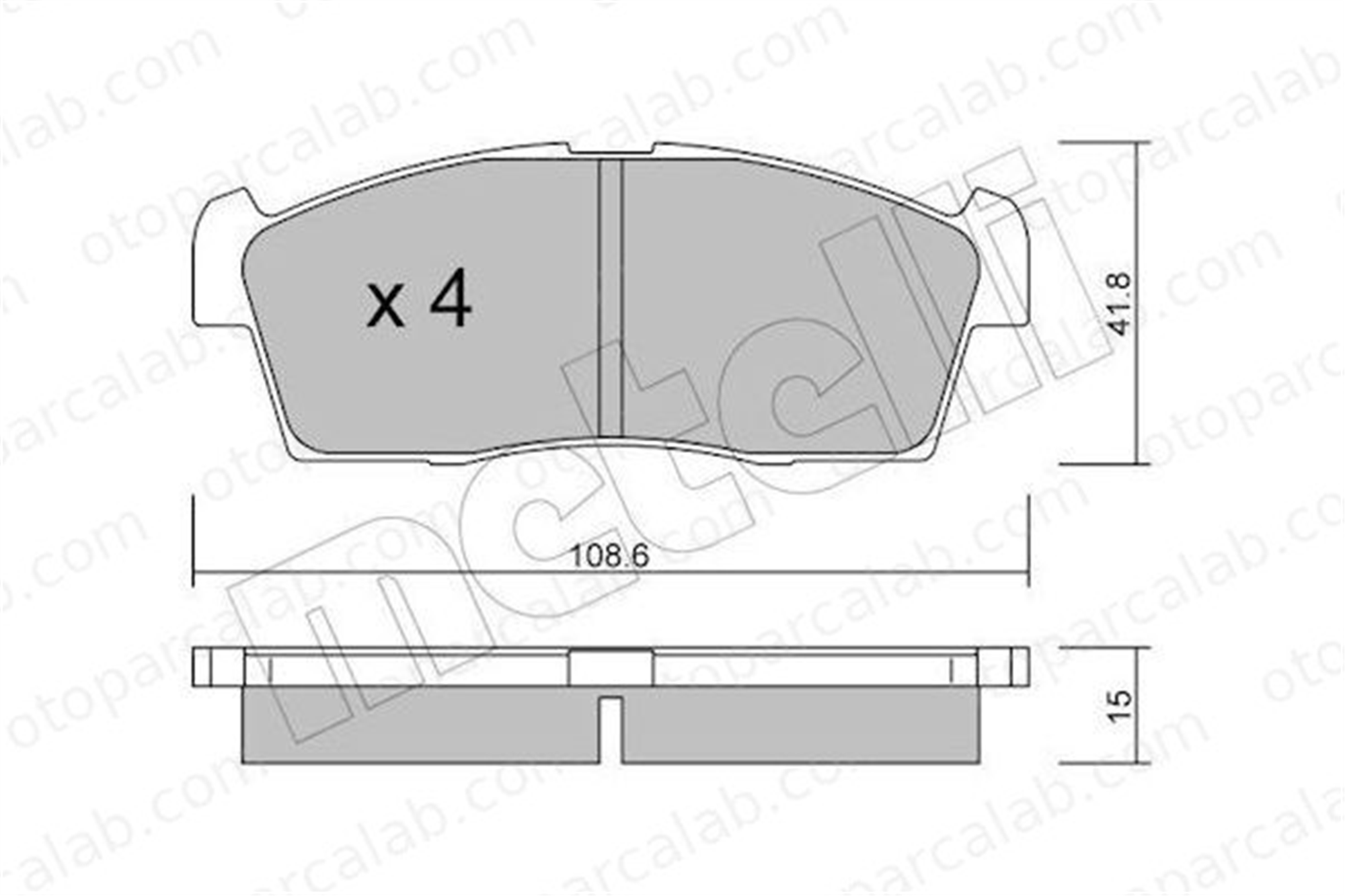 BSG 83-200-002 Fren Disk Balata Ön CITROËN C-ZERO PEUGEOT ION 5581068H00 1606225680