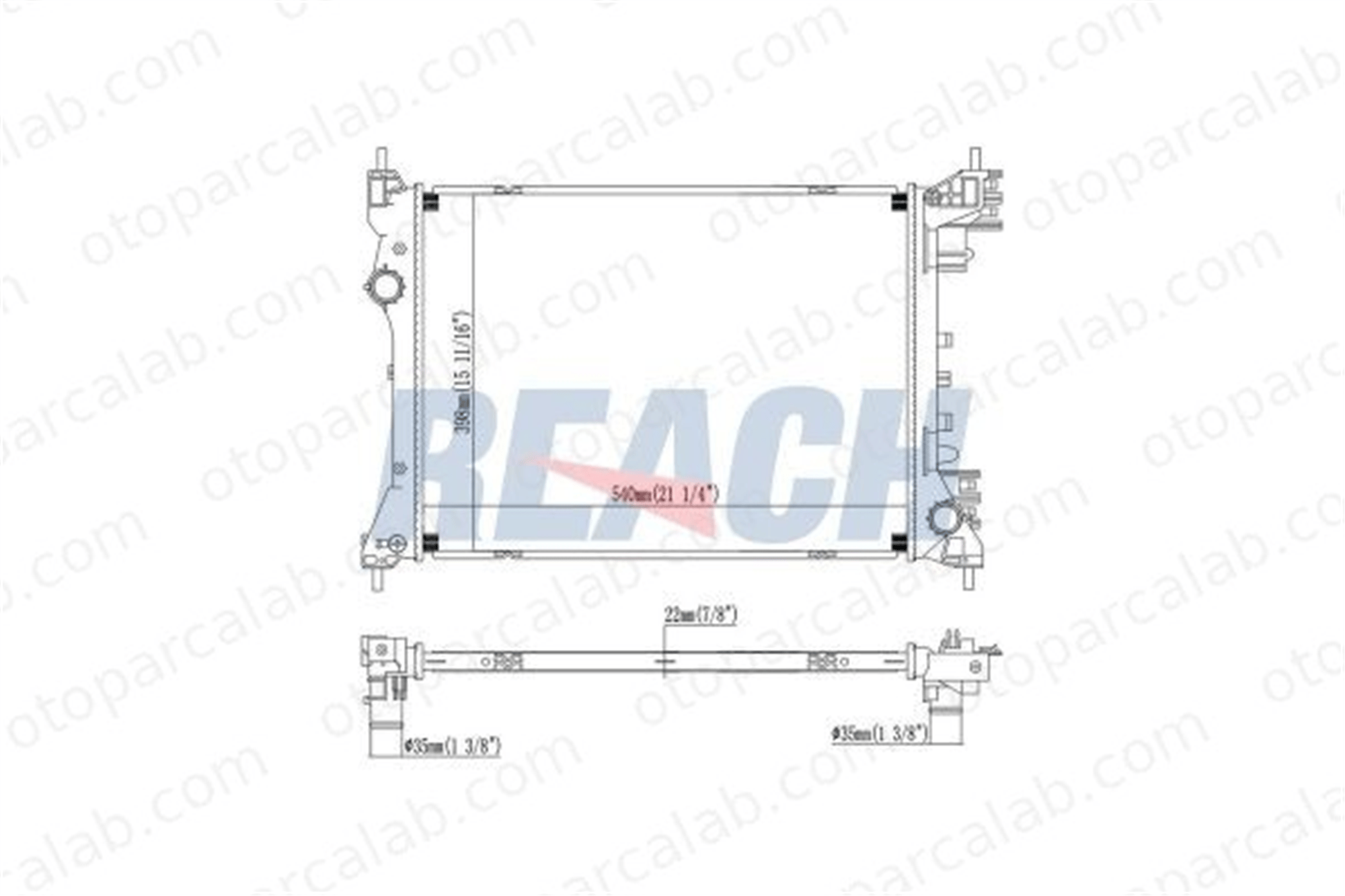 BSG 83-520-005 Su Radyatörü SUZUKI SX4 FIAT SEDICI 50512102 1770079J00