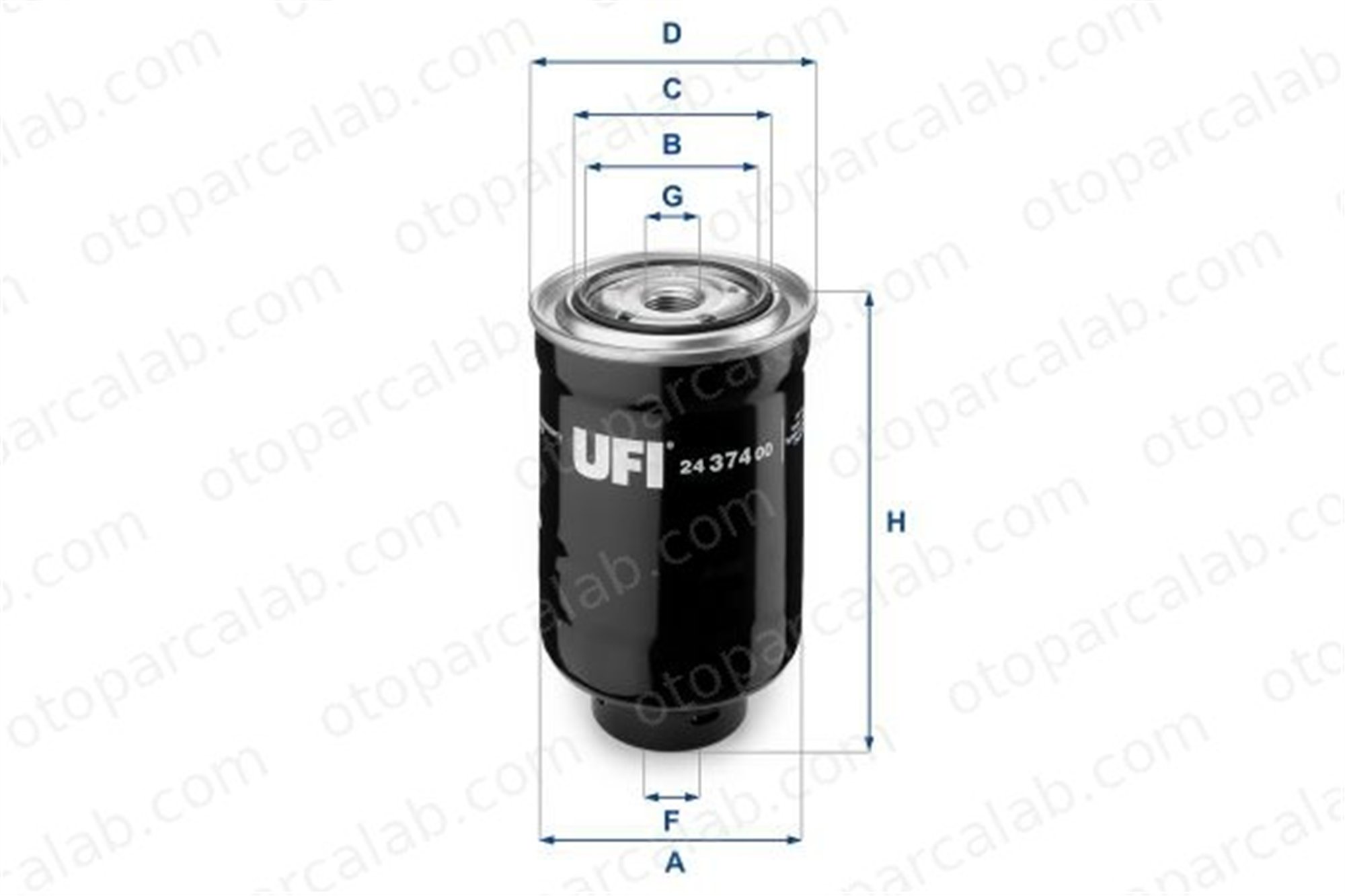 BSG 85-130-008 Yakıt Filtresi TOYOTA HIACE IV Panelvan/Van COROLLA 2330364010 1455829