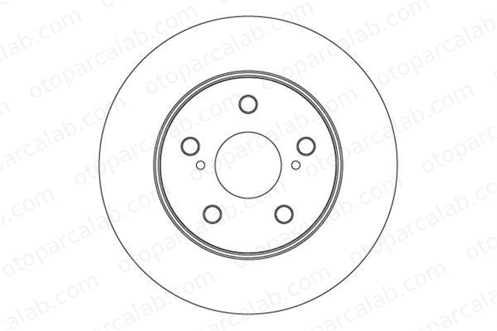BSG 85-210-030 Fren Disk Ayna Ön Sağ ve Sol TOYOTA COROLLA Hatchback COROLLA Station wagon 4351202390