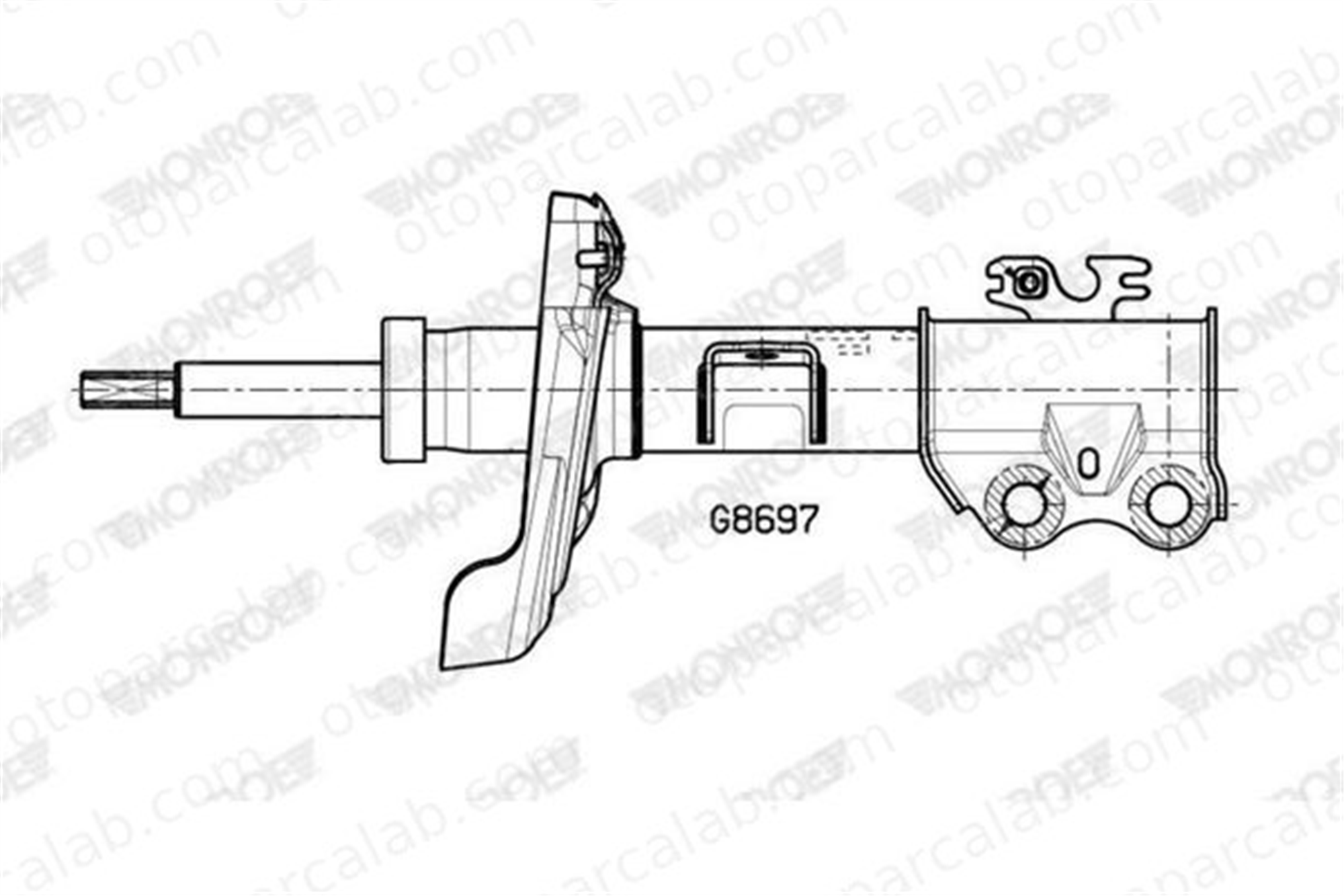 BSG 85-300-066 Amortisör Ön Sağ TOYOTA COROLLA Sedan COROLLA Hatchback 485108Z378 4851002M00