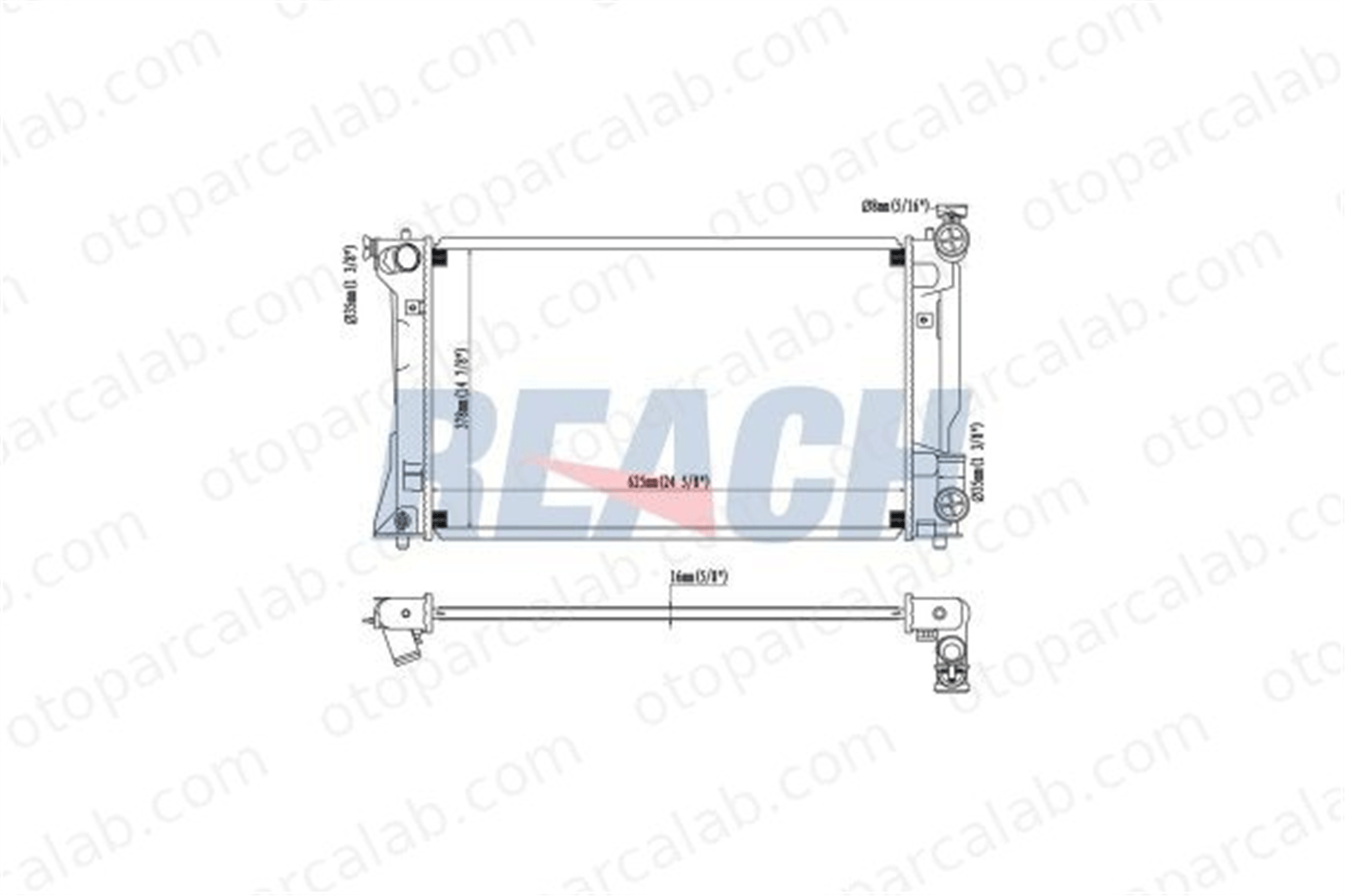 BSG 85-520-003 Su Radyatörü TOYOTA AVENSIS AVENSIS Sedan 93192910500384262425320359 164000H110