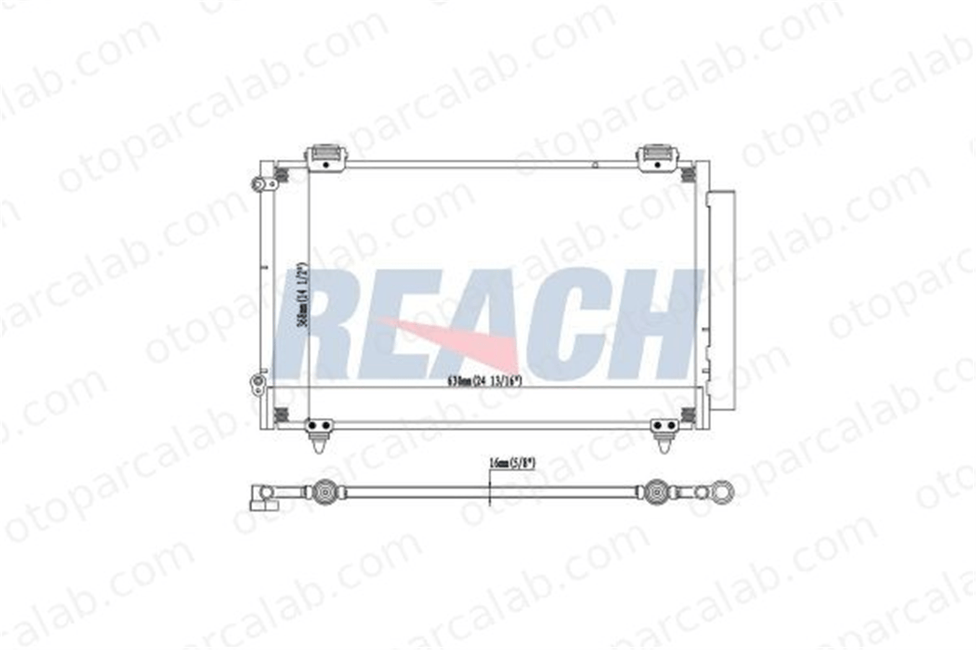 BSG 85-525-004 Klima Radyatörü TOYOTA COROLLA COROLLA Sedan 8845002150 8845002170