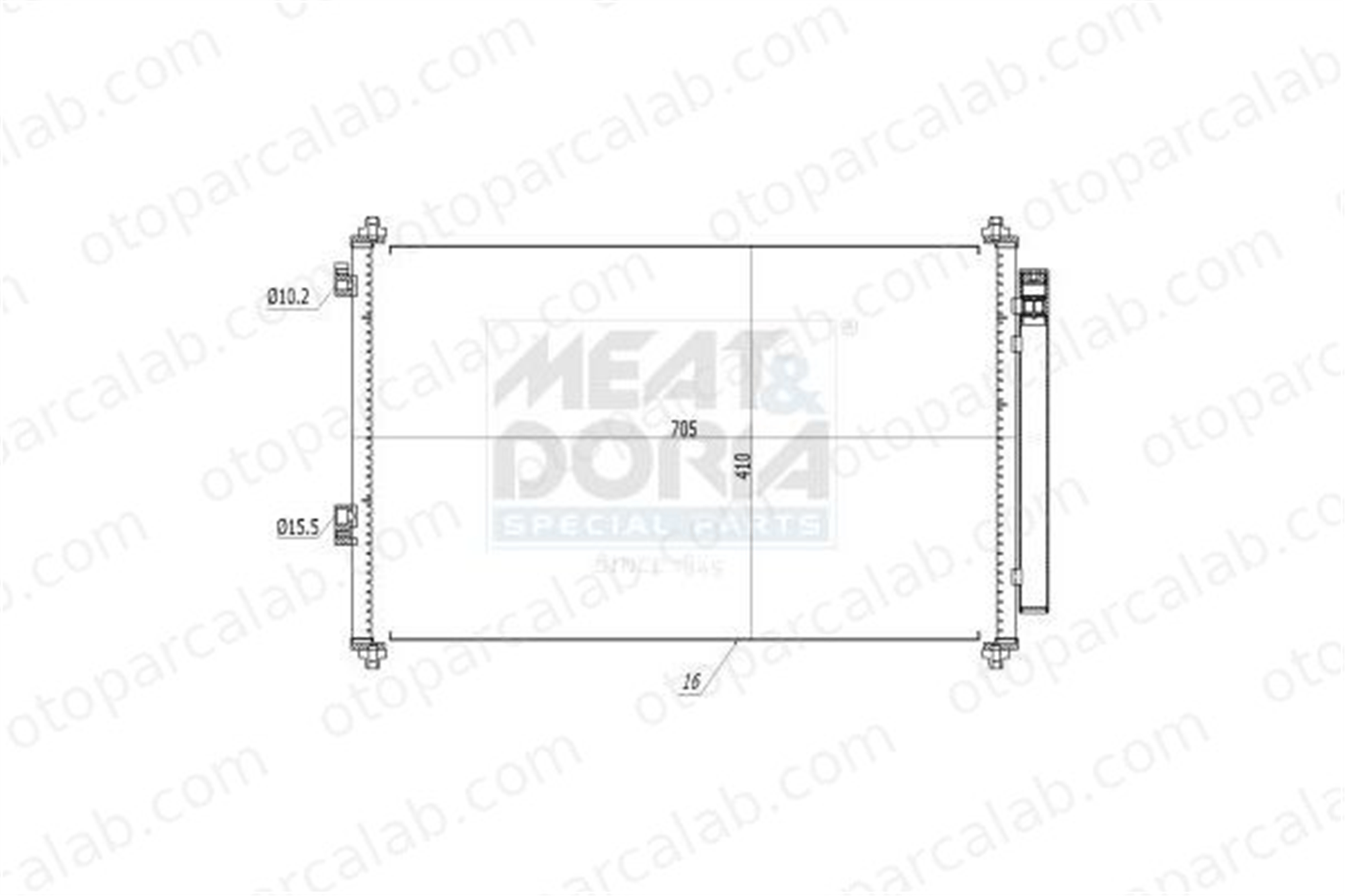 BSG 85-525-015 Klima Radyatörü TOYOTA RAV 4 III PREVIA III 8846042100
