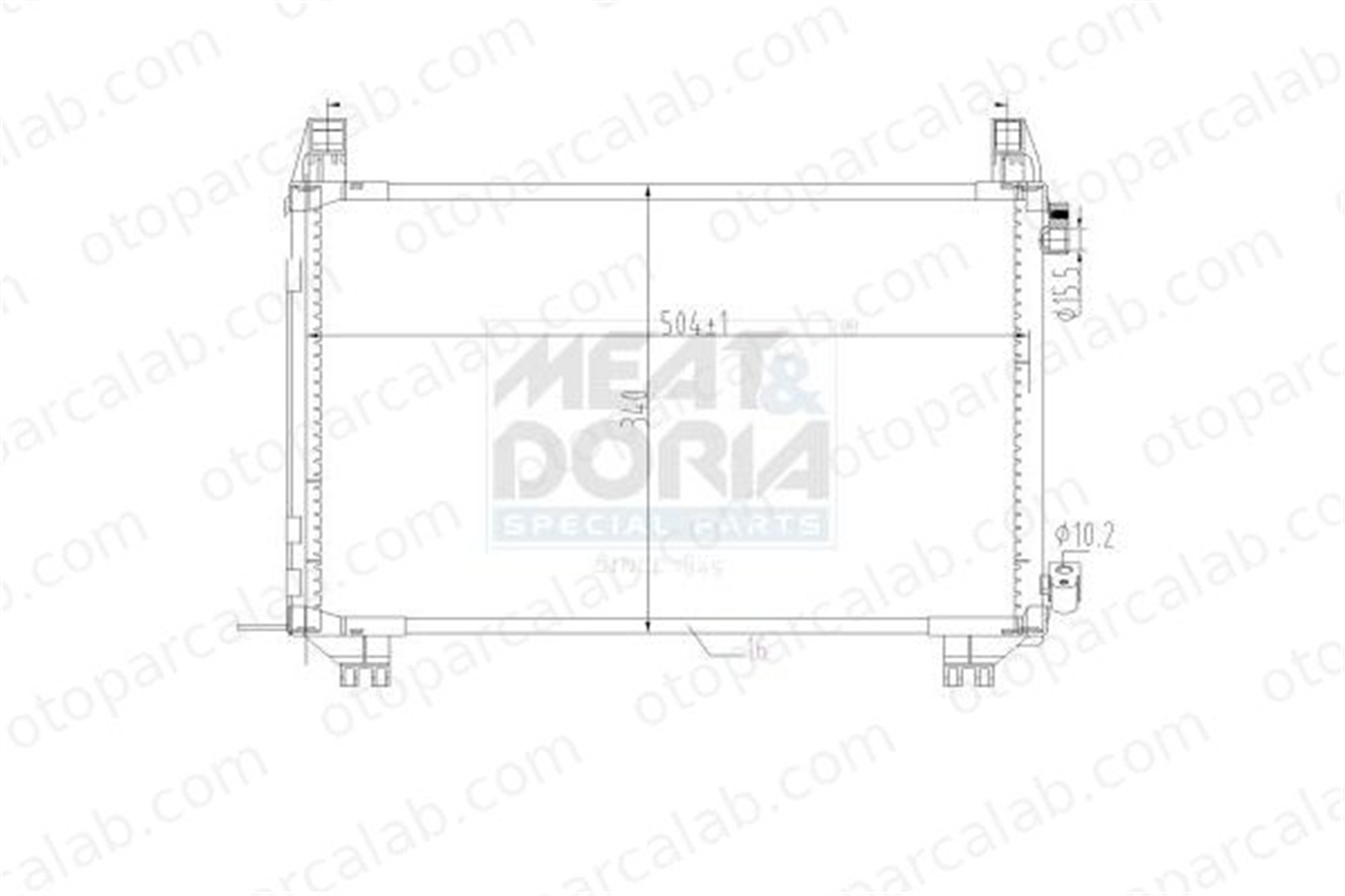 BSG 85-525-019 Klima Radyatörü TOYOTA YARIS 884600D200