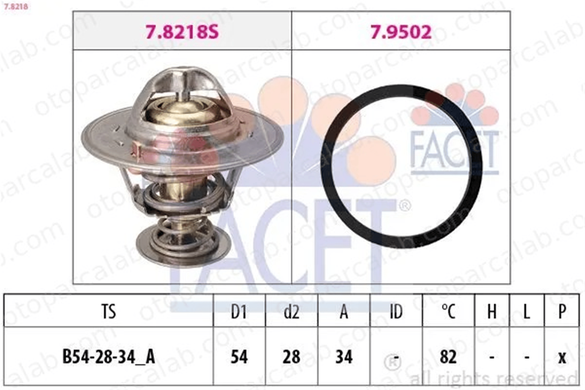 CALORSTAT TH1538.88 Termostat 88 °C LANCIA DEDRA FIAT TEMPRA S.W. 7615235 96020348