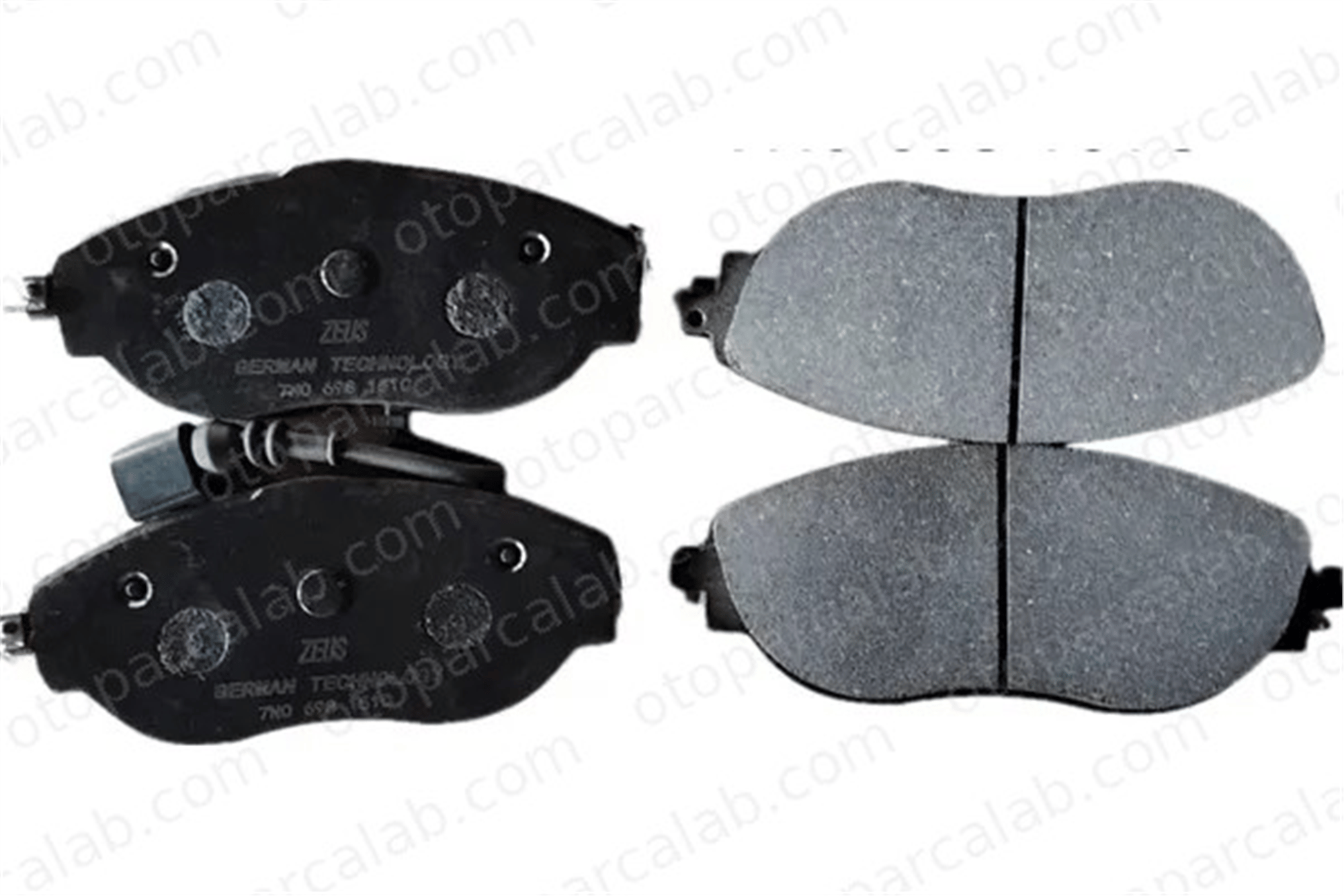 CARRINGO 55043 Fren Disk Balata Ön SEAT ALHAMBRA VW SHARAN 8V0698151C 7N0698151D