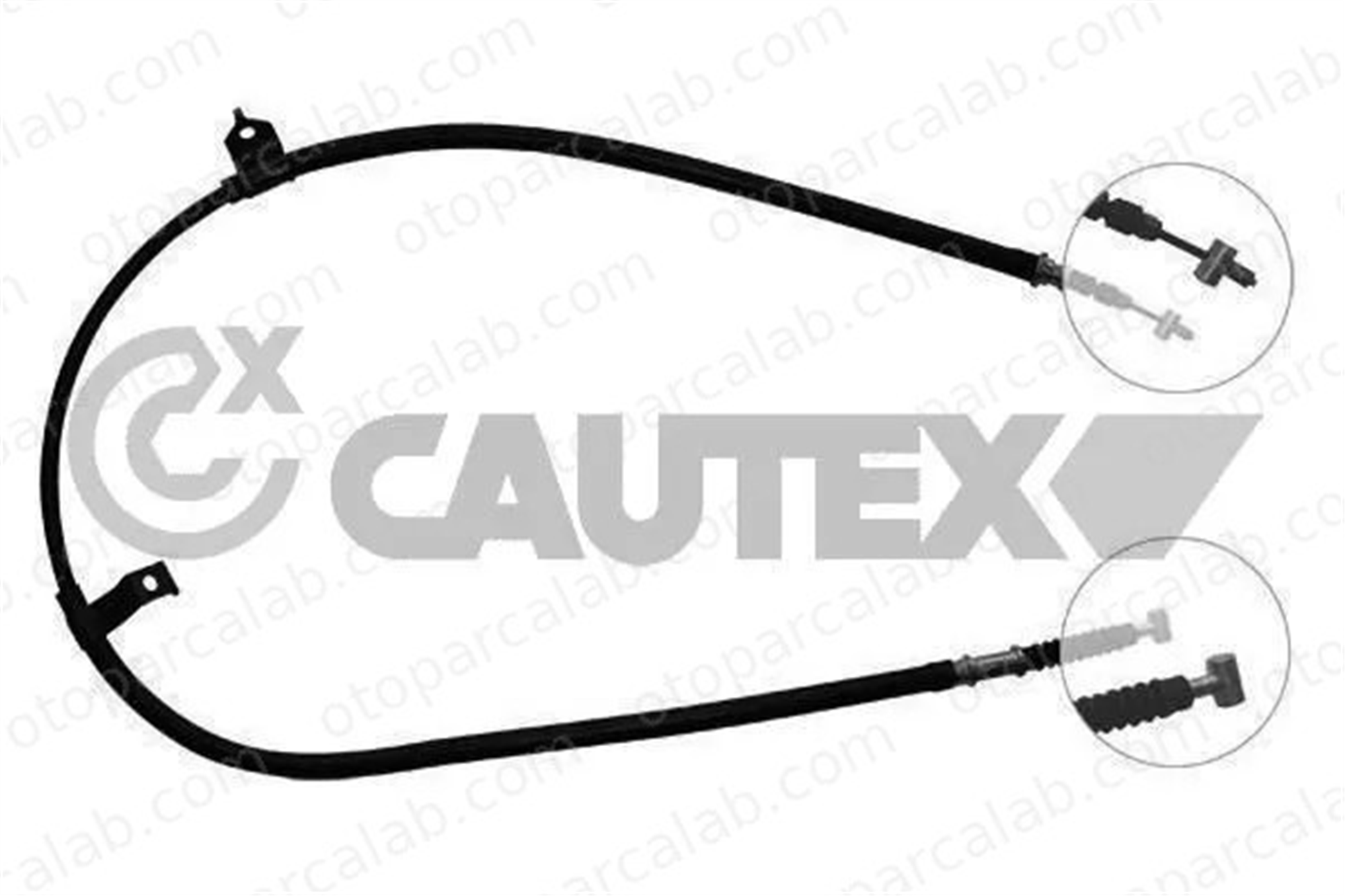 CAVO 3302 658 El Fren Teli Arka Sağ veya Sol MITSUBISHI LANCER V PROTON PERSONA 400 MB806051