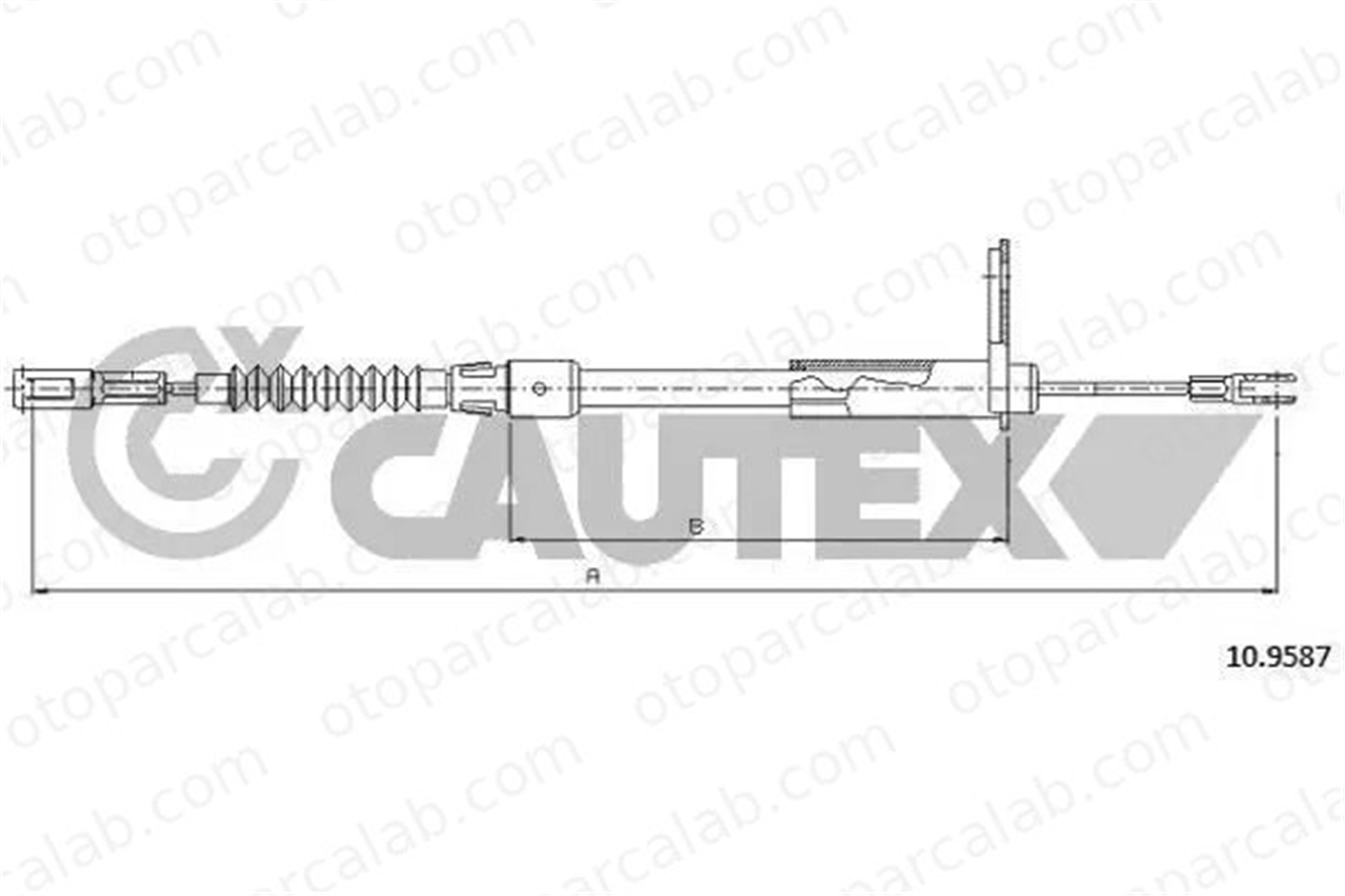 CAVO 5502 692 El Fren Teli Arka Sağ MERCEDES-BENZ S-SERISI S-SERISI Coupe 2204202385