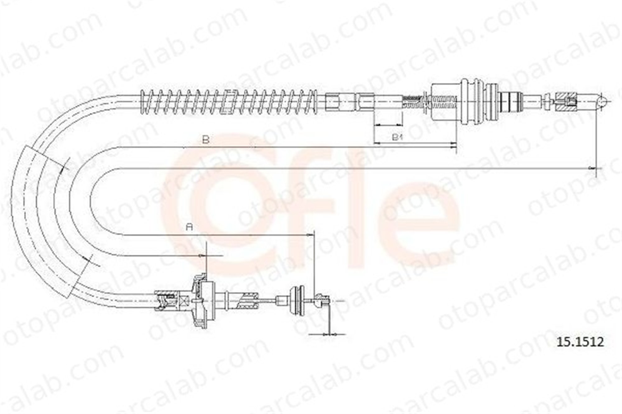 CAVO 7501 618 Debriyaj Teli ROVER 200 I Sedan CDU2395EVA