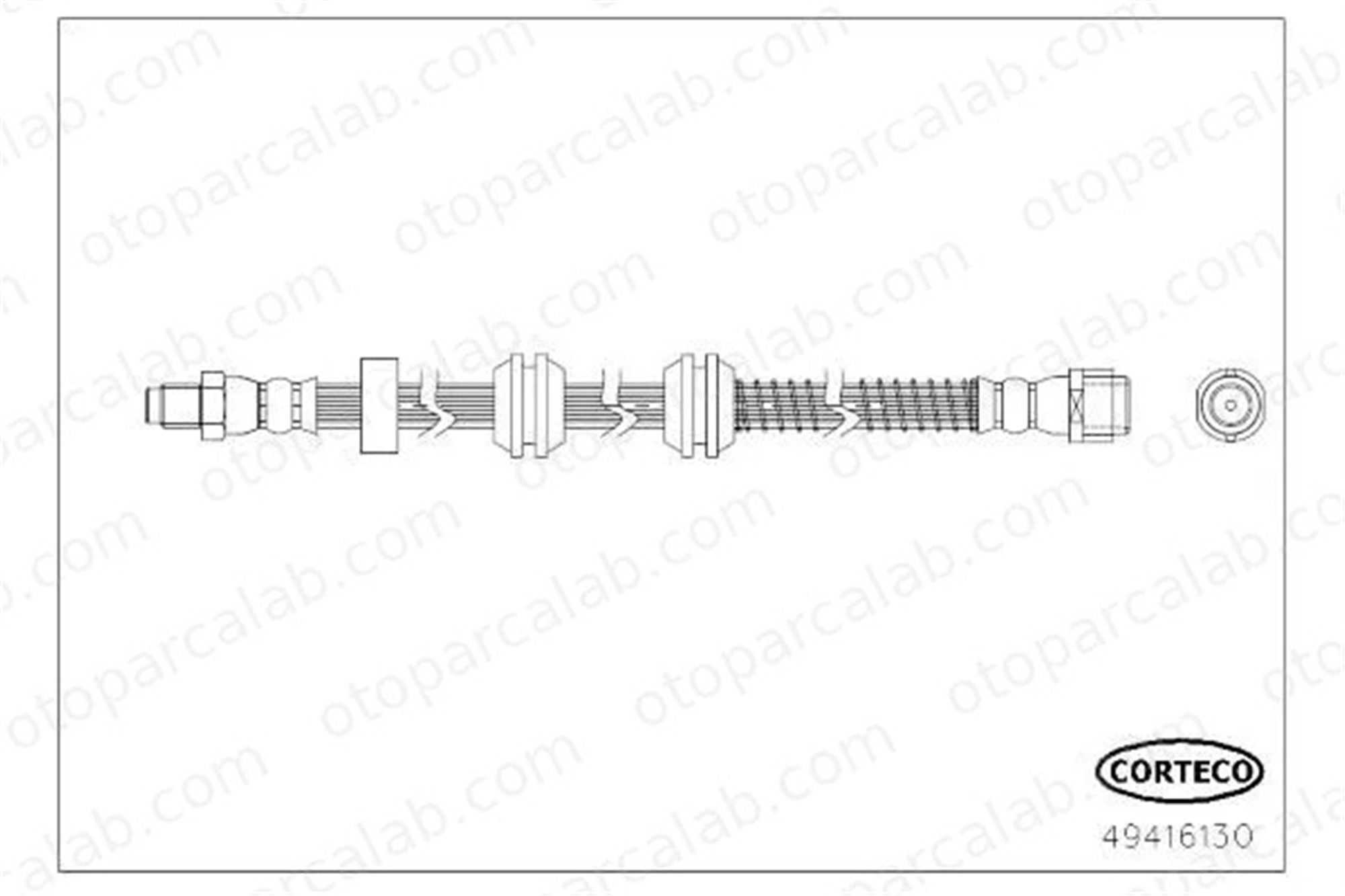 CAVO C601 367A Fren Hortumu Arka Sağ veya Sol MERCEDES-BENZ GLE GLE Coupe A1664200448 1664200448