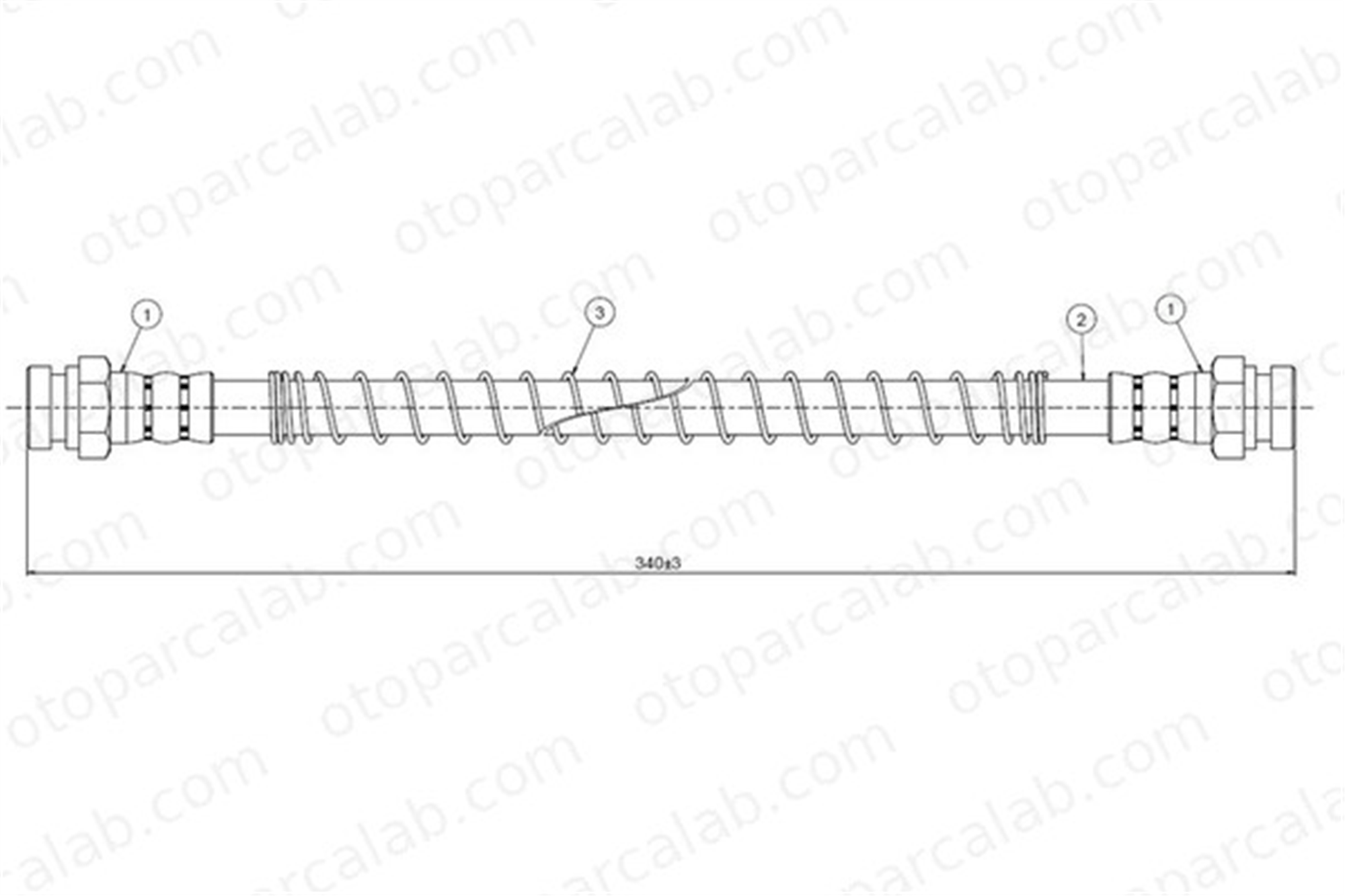 CAVO C800 293B Fren Hortumu Arka Sağ veya Sol HYUNDAI H100 Panelvan/Van H100 Minibüs/Otobüs 5881243001 5881243002