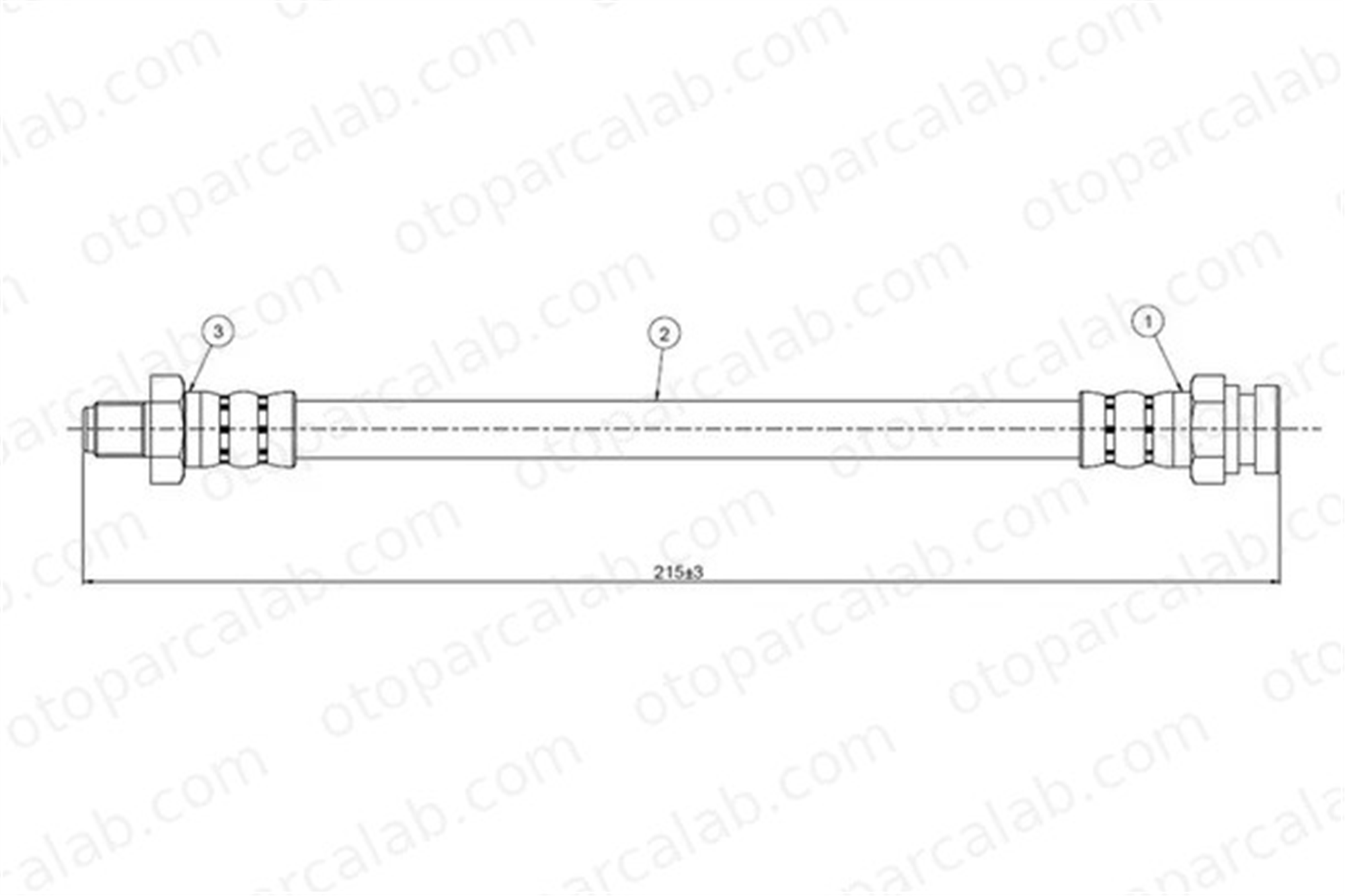 CAVO C800 332A Fren Hortumu Ön Sağ veya Sol HYUNDAI SONATA II LANTRA I 5873128000 5873121020
