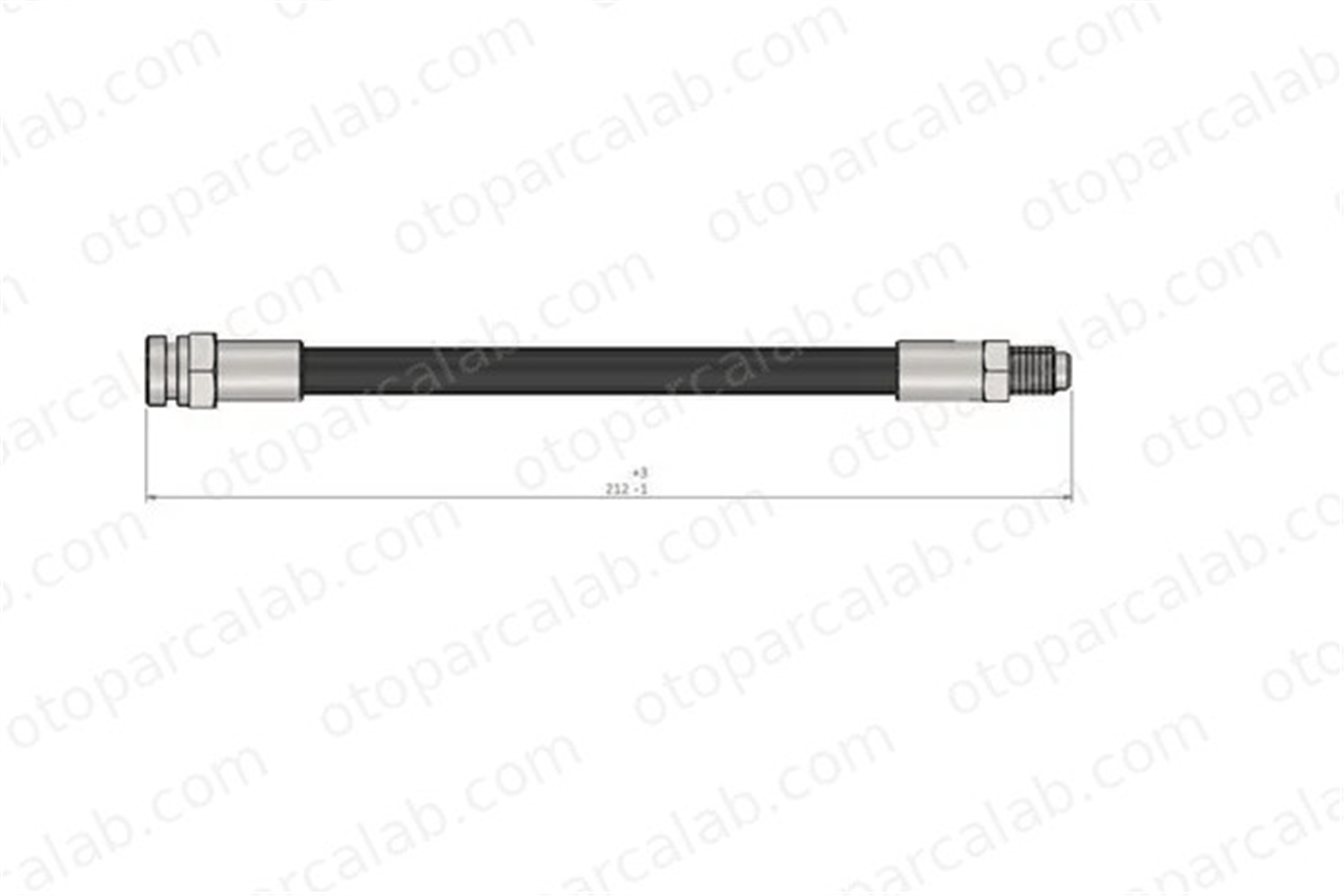 CAVO C800 422A Fren Hortumu Ön Sağ veya Sol HYUNDAI SONATA II LANTRA I 5873233000 5873228000