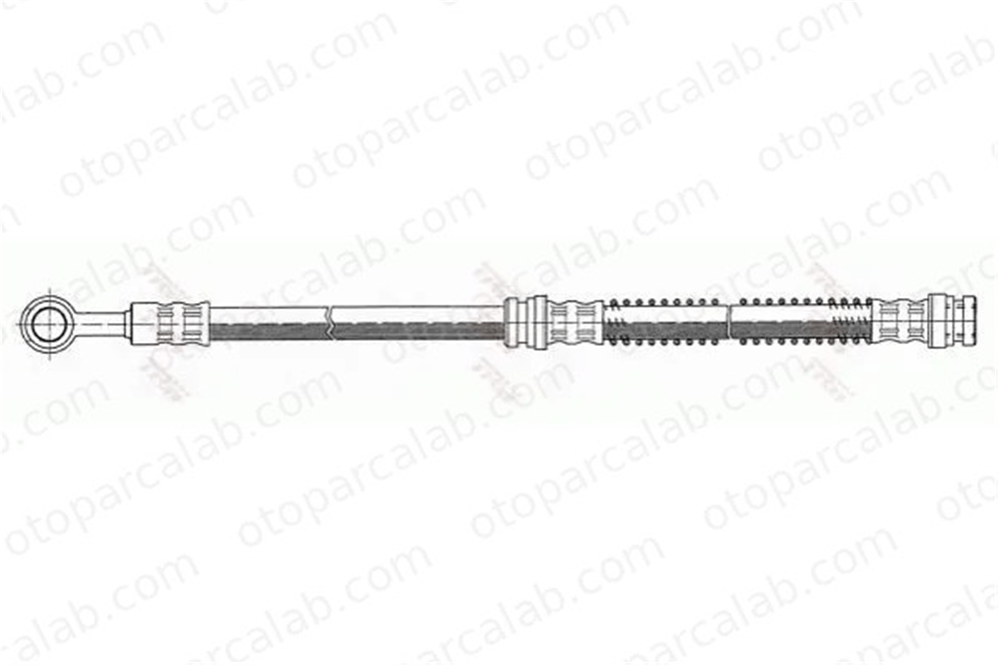 CAVO C800 494C Fren Hortumu Ön Sağ veya Sol PROTON PERSONA 400 PERSONA 400 Hatchback MR129881