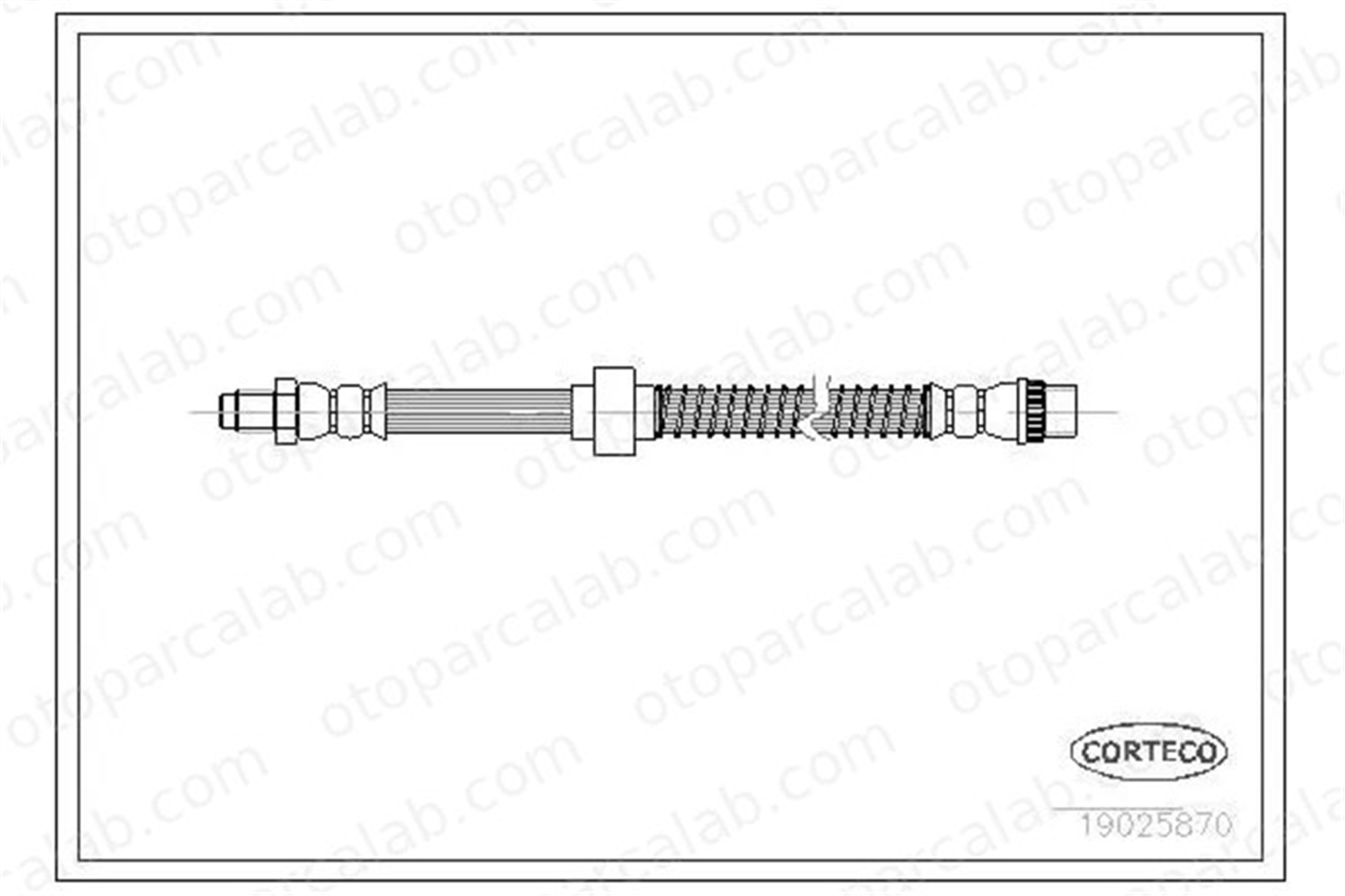 CAVO C800 524B Fren Hortumu Ön Sağ veya Sol CITROËN XSARA XSARA Break 4806A9