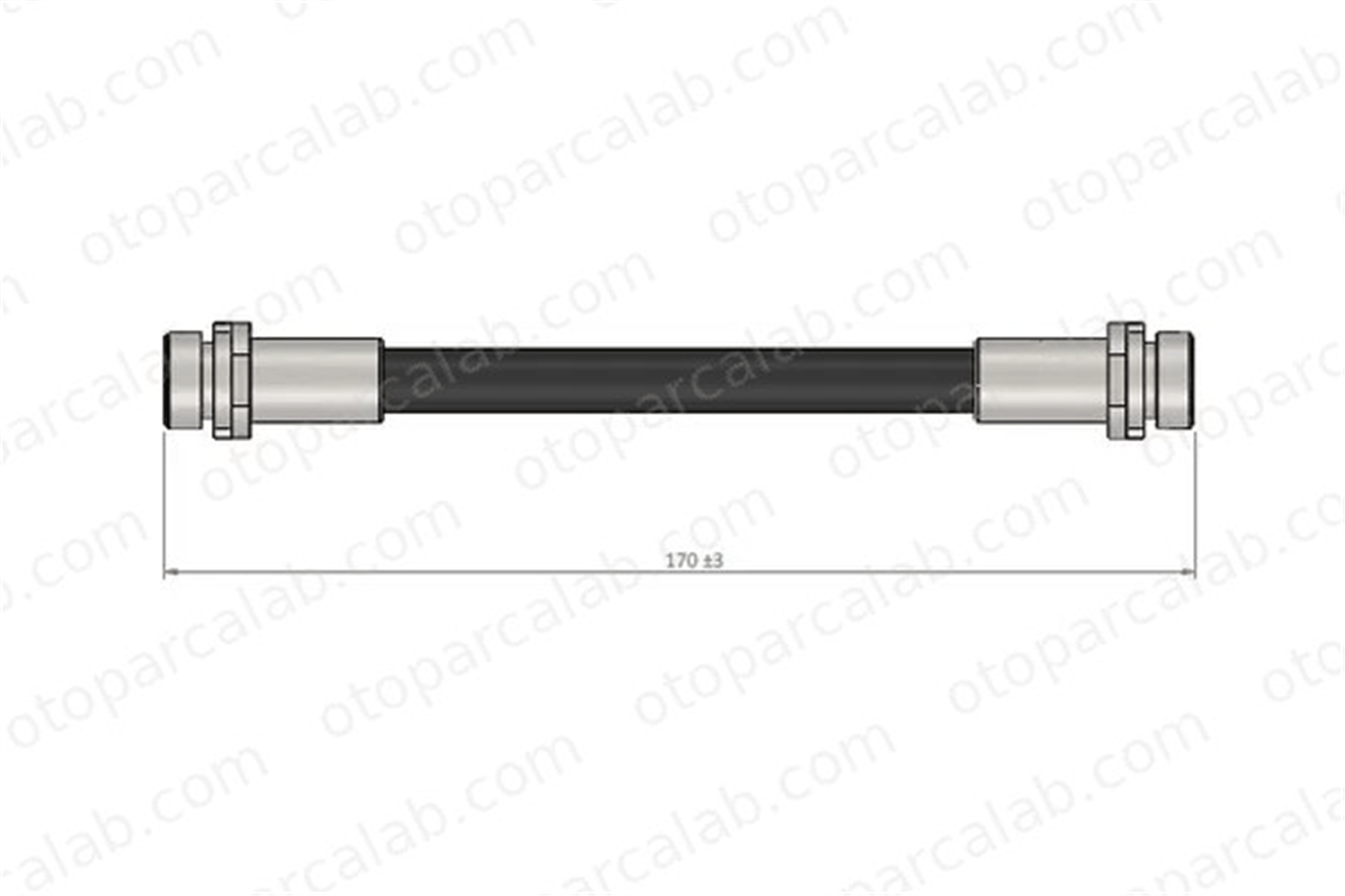 CAVO C800 544A Fren Hortumu Arka Sağ veya Sol VW BORA I GOLF IV 1J0611775 6X0611775