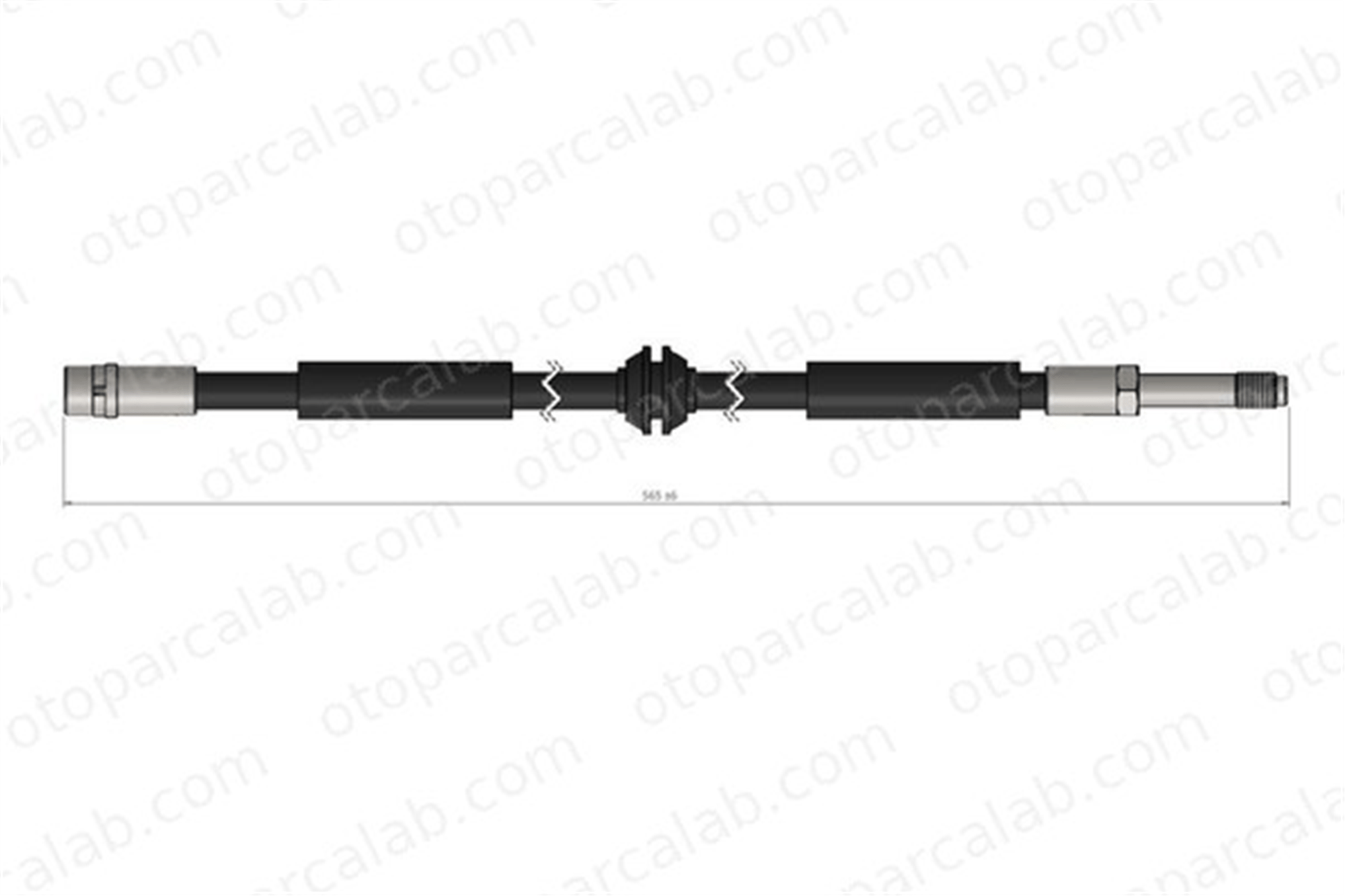 CAVO C900 130A Fren Hortumu Ön Sağ veya Sol VW TRANSPORTER T5 Minibüs/Otobüs TRANSPORTER T5 Panelvan/Van 7H0611701B 7H0611701C