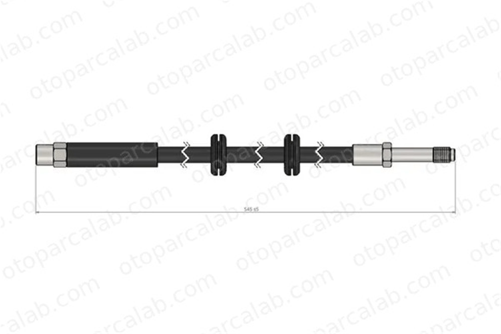 CAVO C900 211A Fren Hortumu Ön Sağ veya Sol MERCEDES-BENZ VITO Minibüs/Otobüs VITO Panelvan/Van A6384282235 6384280235