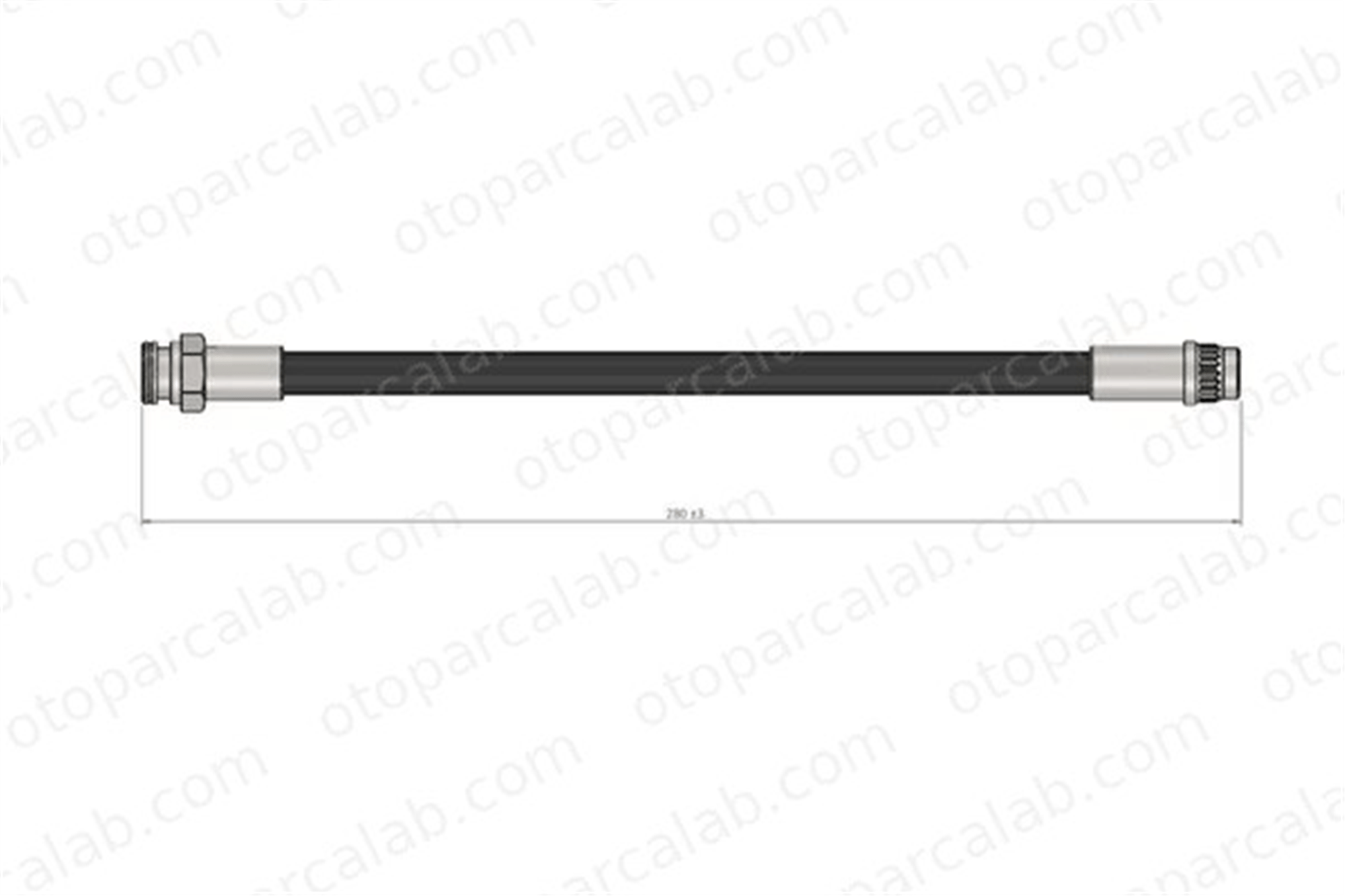 CAVO C900 274C Fren Hortumu Arka Sağ veya Sol CITROËN XSARA PICASSO PEUGEOT PARTNER Kasa/büyük limuzin 4806E3 4806000