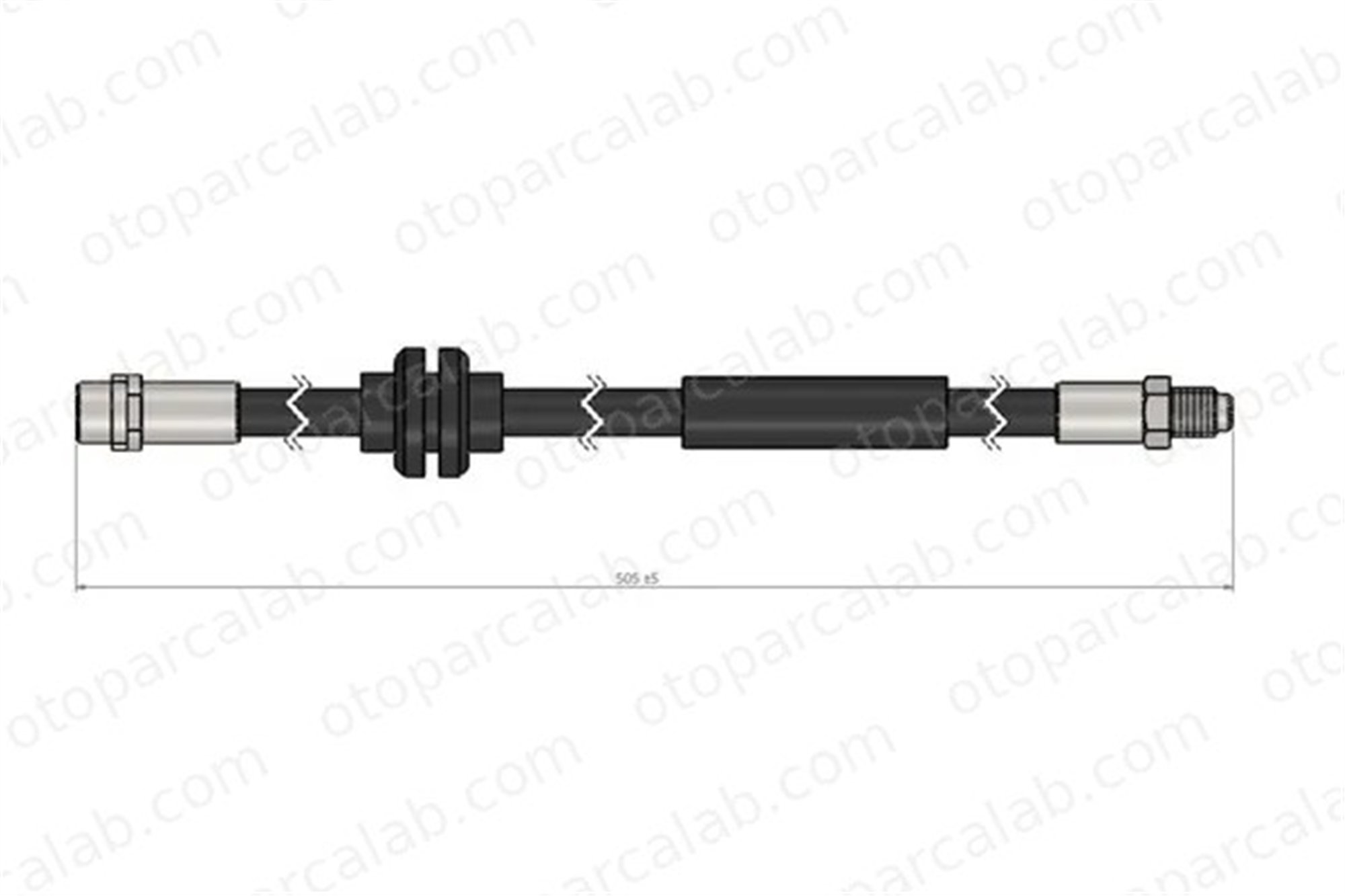 CAVO C900 311A Fren Hortumu Ön Sağ veya Sol MERCEDES-BENZ C-SERISI C-SERISI T-Model A2024200148 2024200148