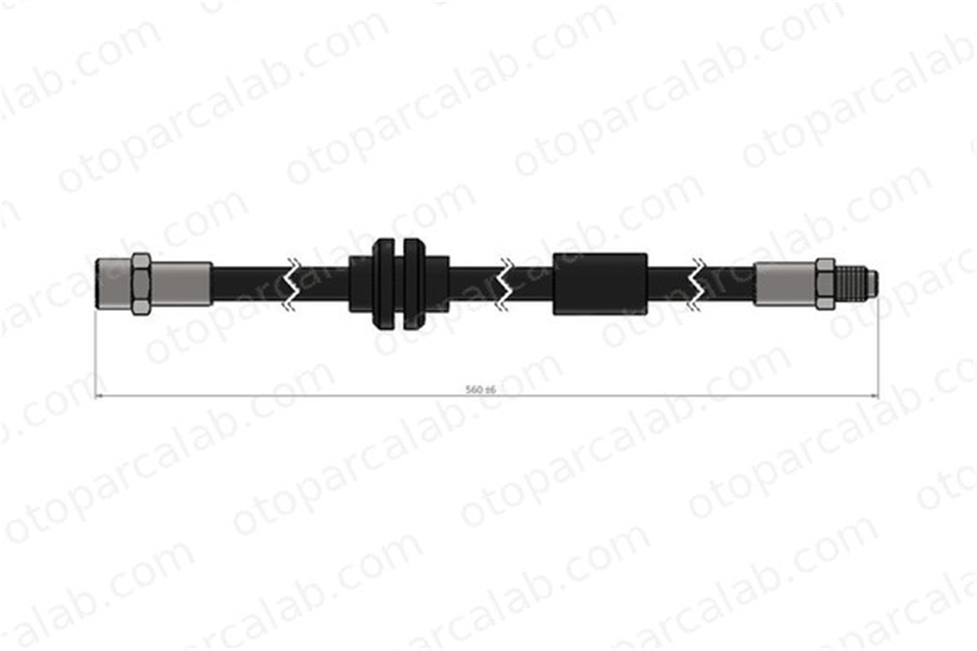 CAVO C900 314A Fren Hortumu Ön Sağ veya Sol MERCEDES-BENZ S-SERISI S-SERISI Coupe A1404200048 1404200048