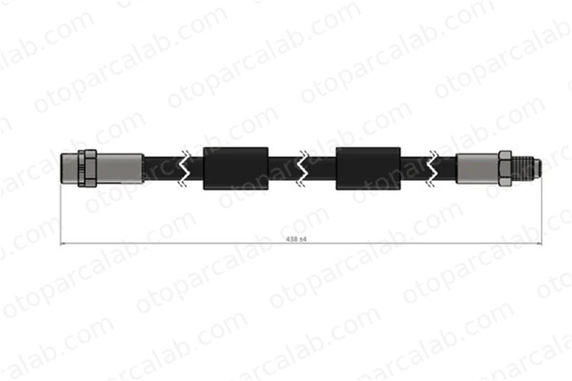 CAVO C900 318A Fren Hortumu Ön Sağ veya Sol BMW 5 5 Touring 34301165249 34321164002