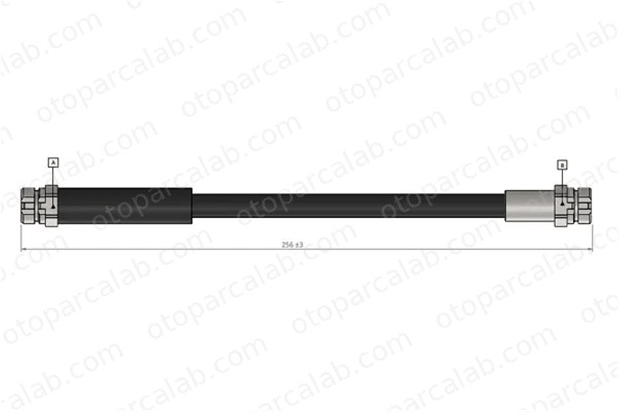 CAVO C900 370A Fren Hortumu Arka Sağ veya Sol VW GOLF V GOLF VI 1K0611775 1K0611775A(BC)