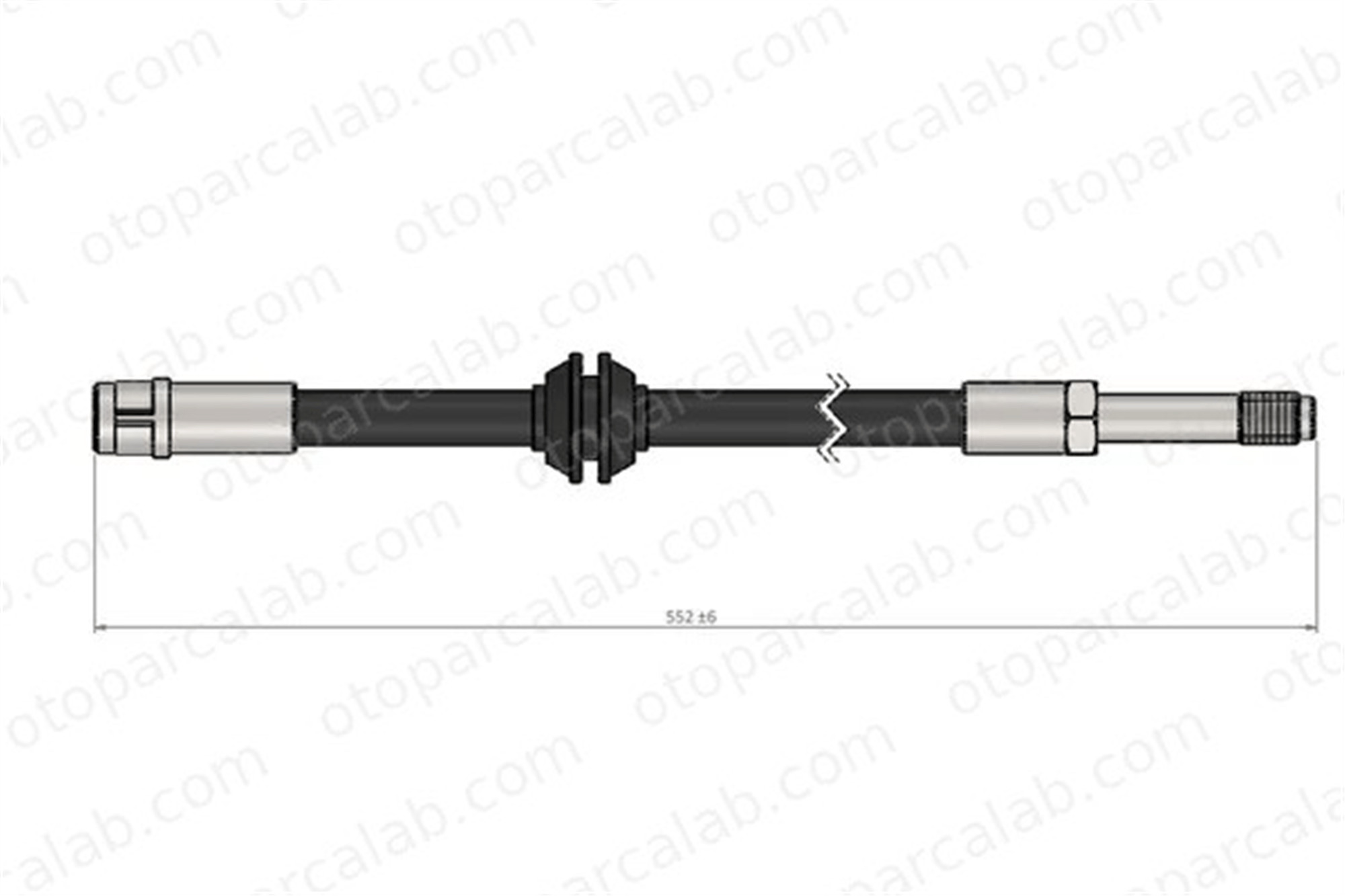 CAVO C900 405A Fren Hortumu Ön Sağ veya Sol MERCEDES-BENZ VITO Minibüs/Otobüs VITO / MIXTO Panelvan/Van A6394280835 6394280335