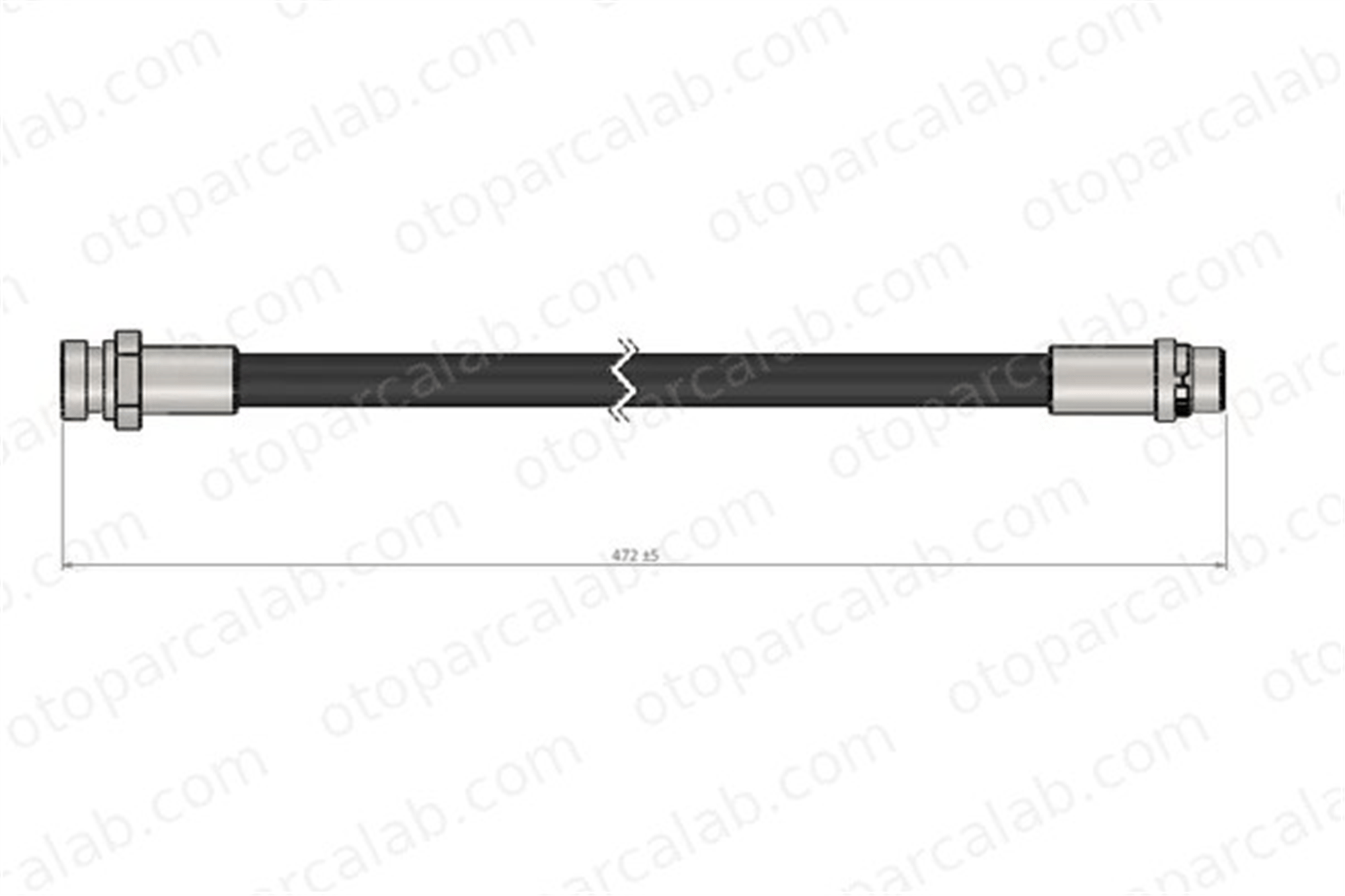 CAVO C900 425A Fren Hortumu Arka Sol NISSAN INTERSTAR Minibüs/Otobüs INTERSTAR Panelvan/Van 4423000QAD 4415858