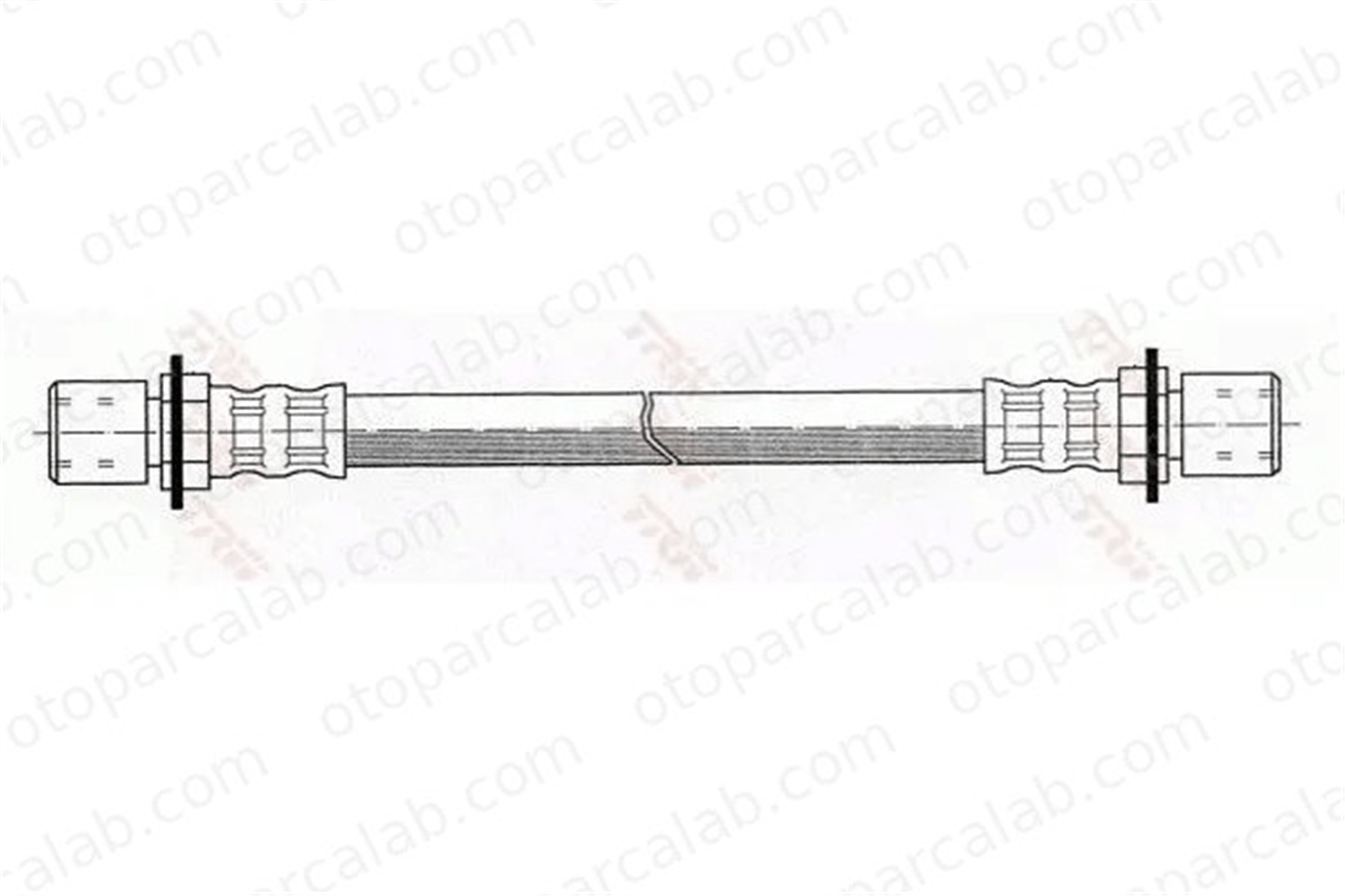 CAVO C900 459A Fren Hortumu Arka Sağ veya Sol TOYOTA HILUX IV Pick-up HILUX V Pick-up 9094702589 9694034305