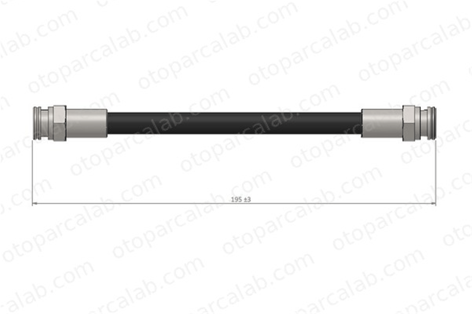 CAVO C900 508A Fren Hortumu Arka Sağ veya Sol LANCIA MUSA YPSILON 46542040 46834651